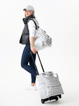 Shiraleah Logan Roller Tote, Silver