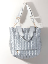 Shiraleah Logan Travel Tote, Silver