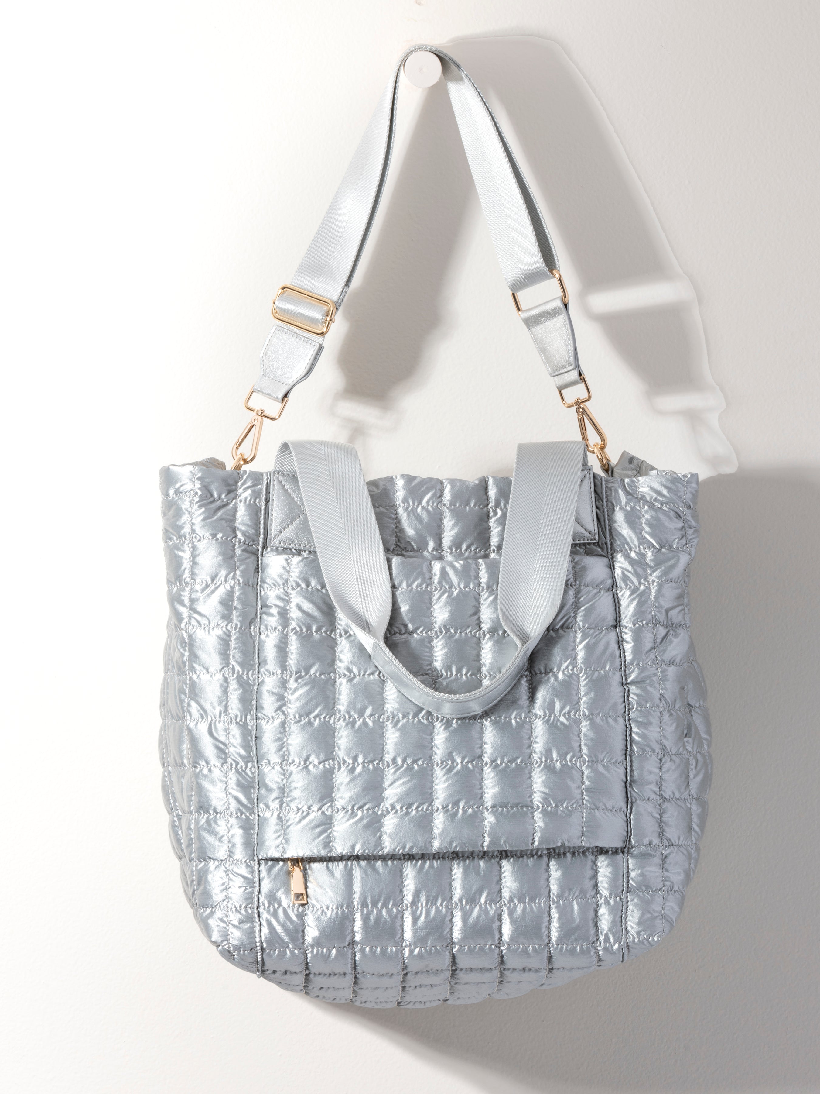 Shiraleah Logan Travel Tote SILVER