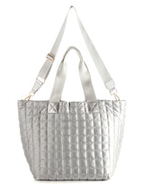 Shiraleah Logan Travel Tote, Silver