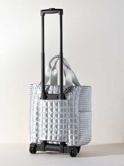 Shiraleah Logan Roller Tote, Silver