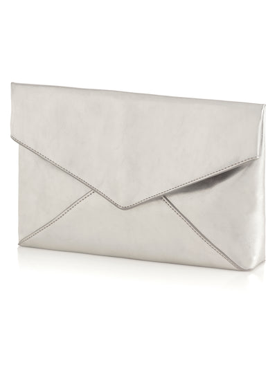 Shiraleah Maddie Envelope Clutch, Silver