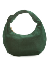 Shiraleah Chrissy Knotted Velvet Top Handle Bag, Green