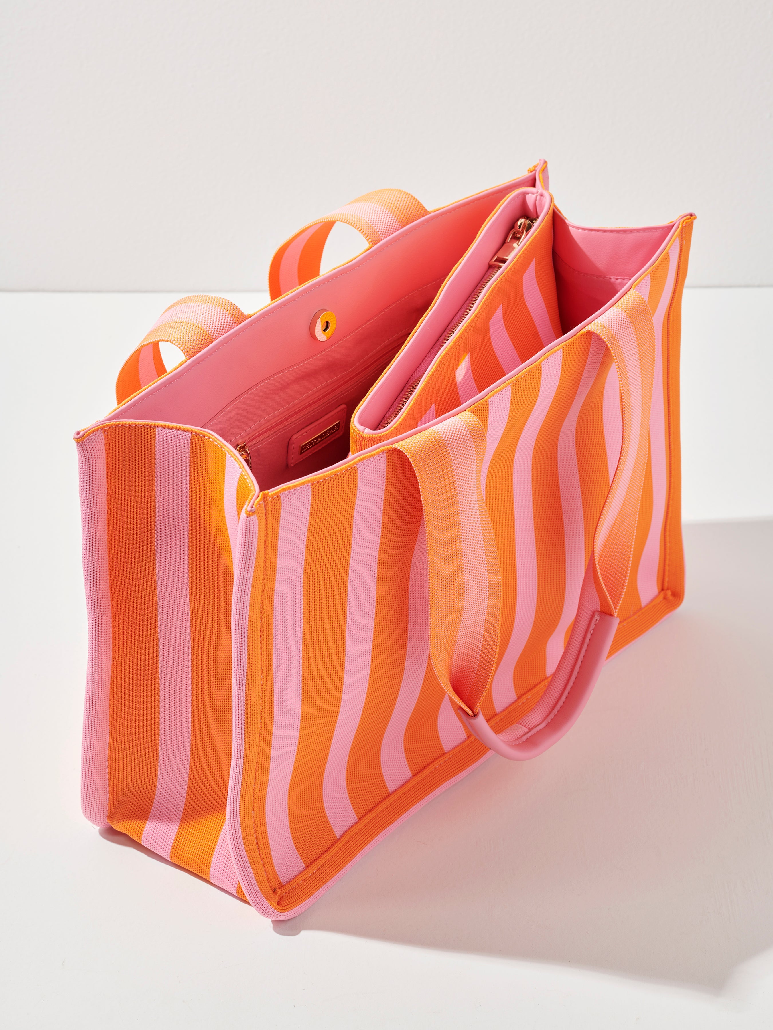 Shiraleah Isla Boxy Tote ORANGE