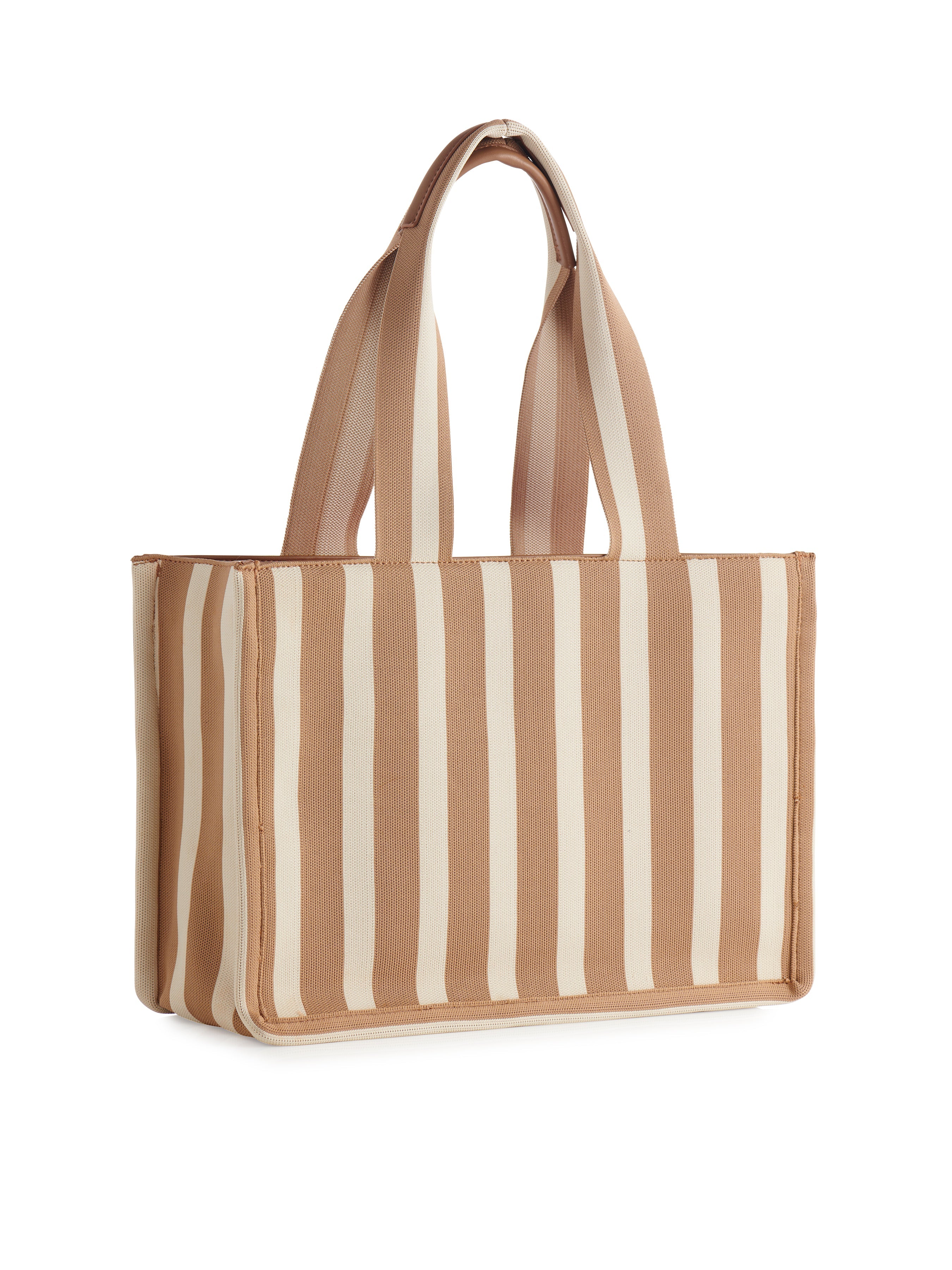 Shiraleah Isla Boxy Tote TAN