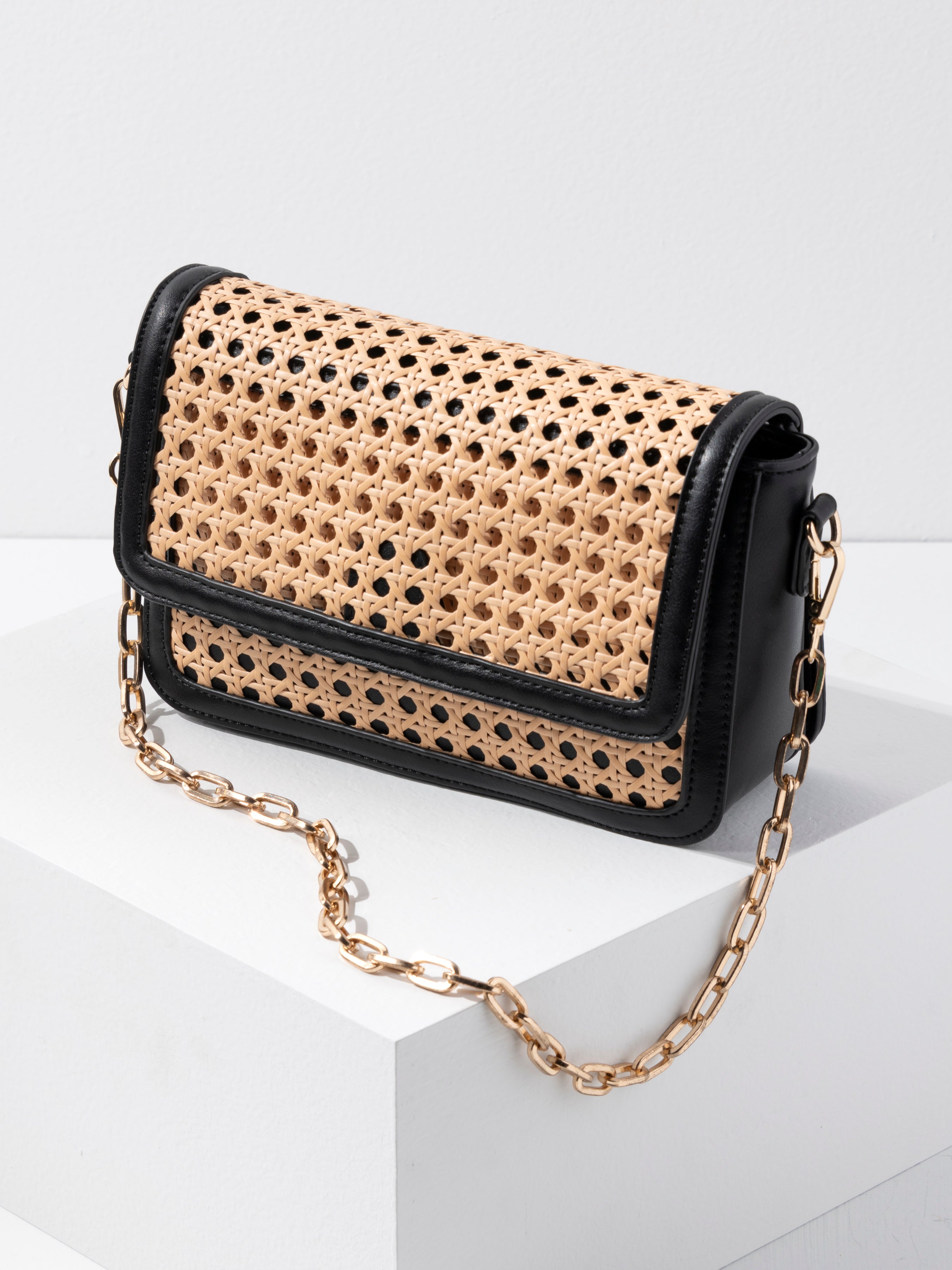 Shiraleah Soleil Shoulder Bag BLACK
