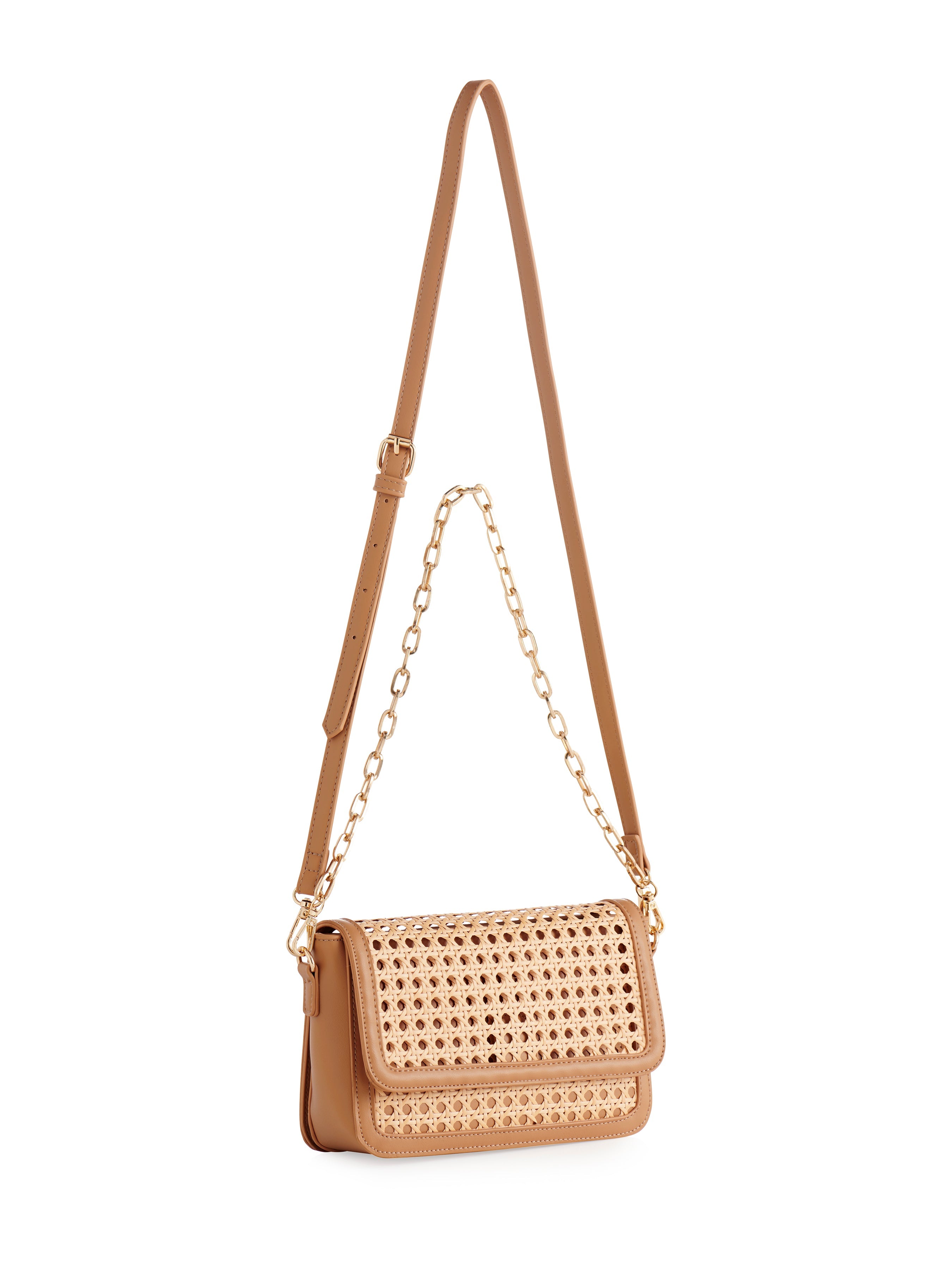 Shiraleah Soleil Shoulder Bag TAN