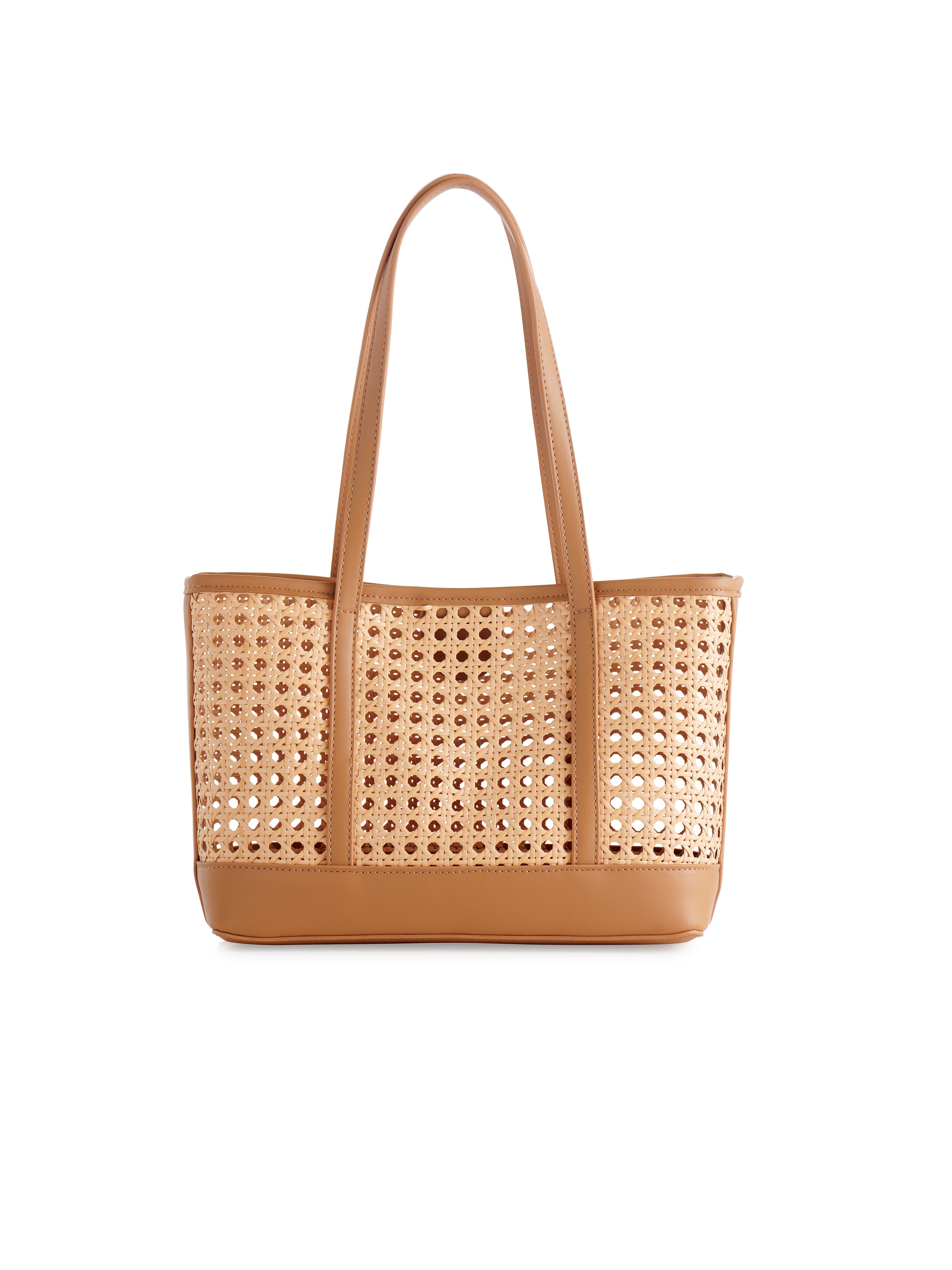 Shiraleah Soleil Mini Tote TAN