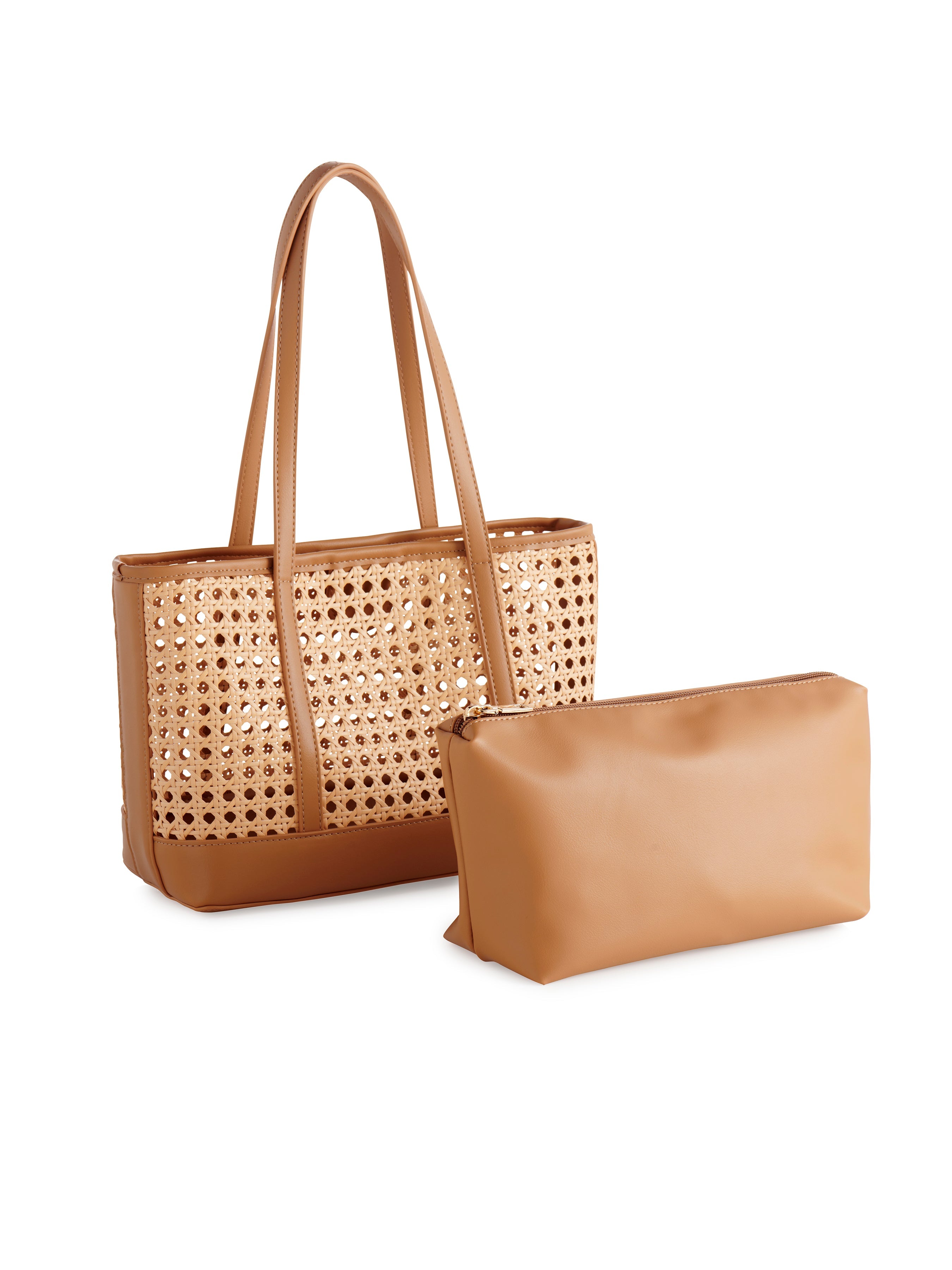 Shiraleah Soleil Mini Tote TAN