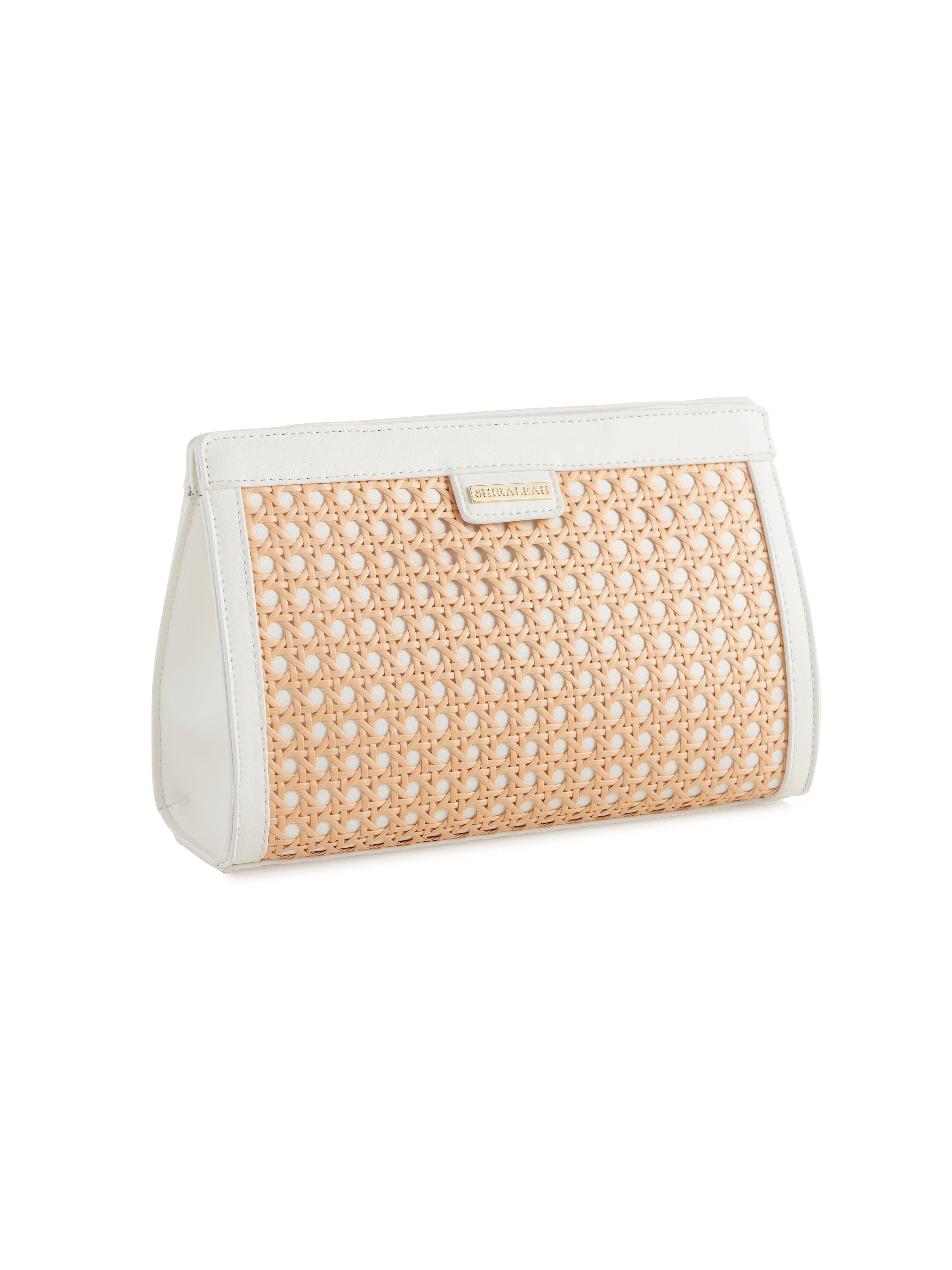 Shiraleah Soleil Clutch WHITE