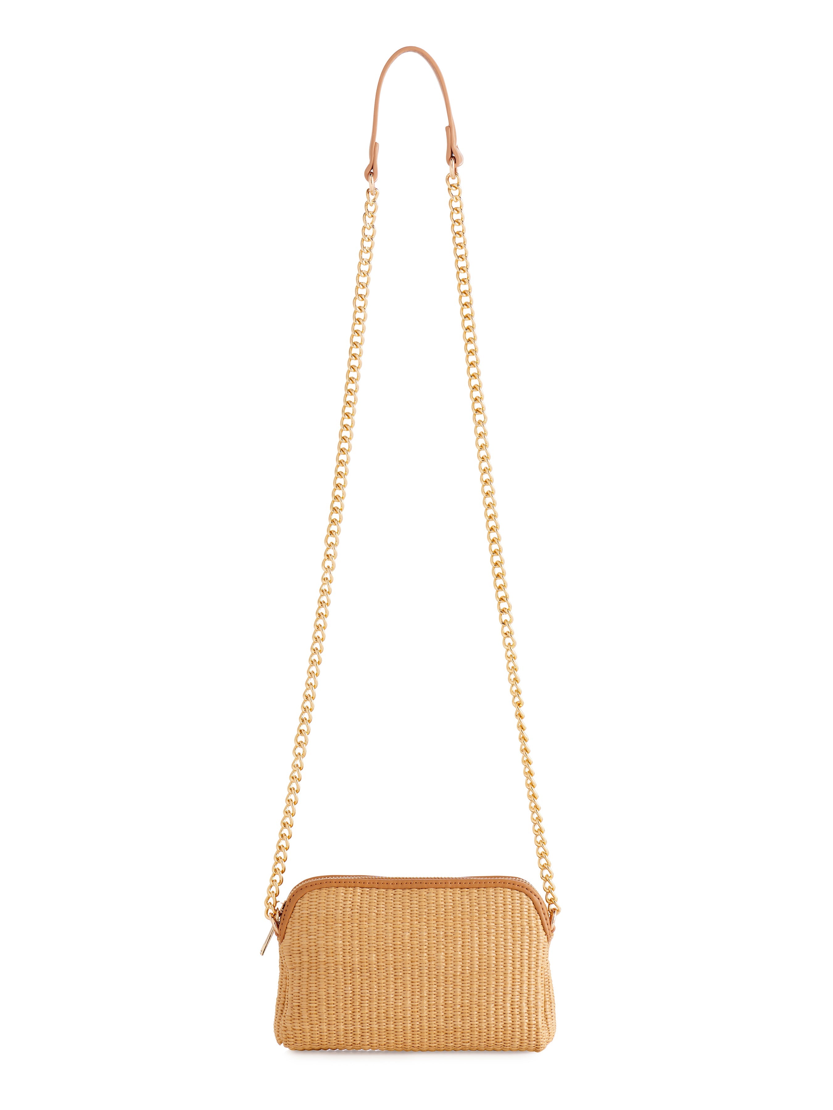 Shiraleah Josephine Straw Mini Shoulder Bag NATURAL