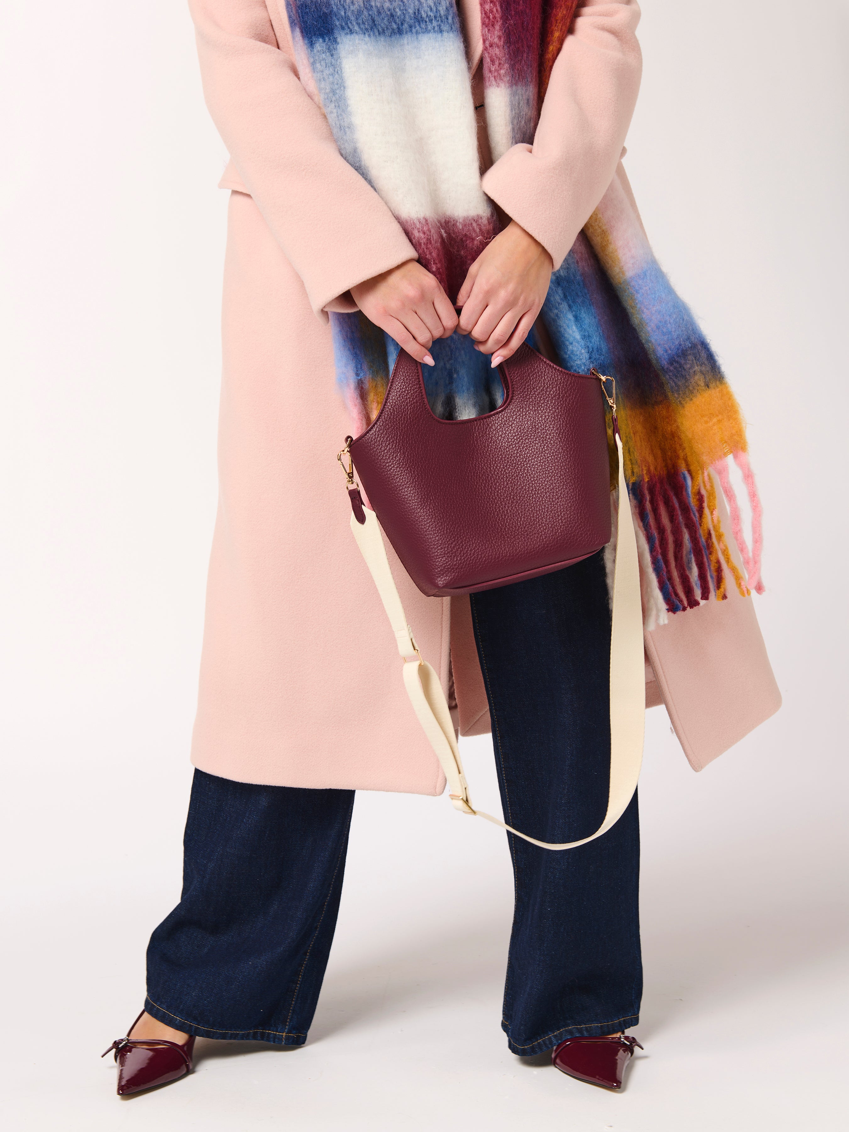Shiraleah Alba Mini Tote WINE