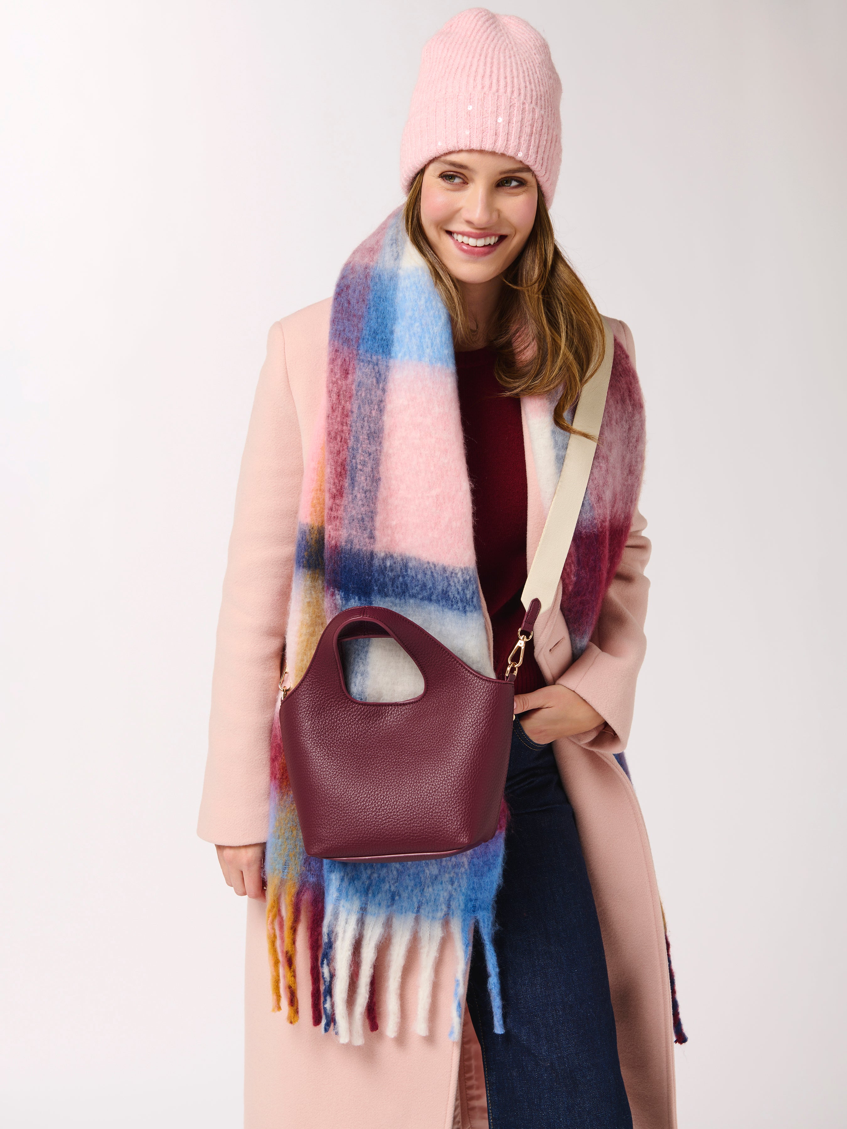 Shiraleah Alba Mini Tote WINE