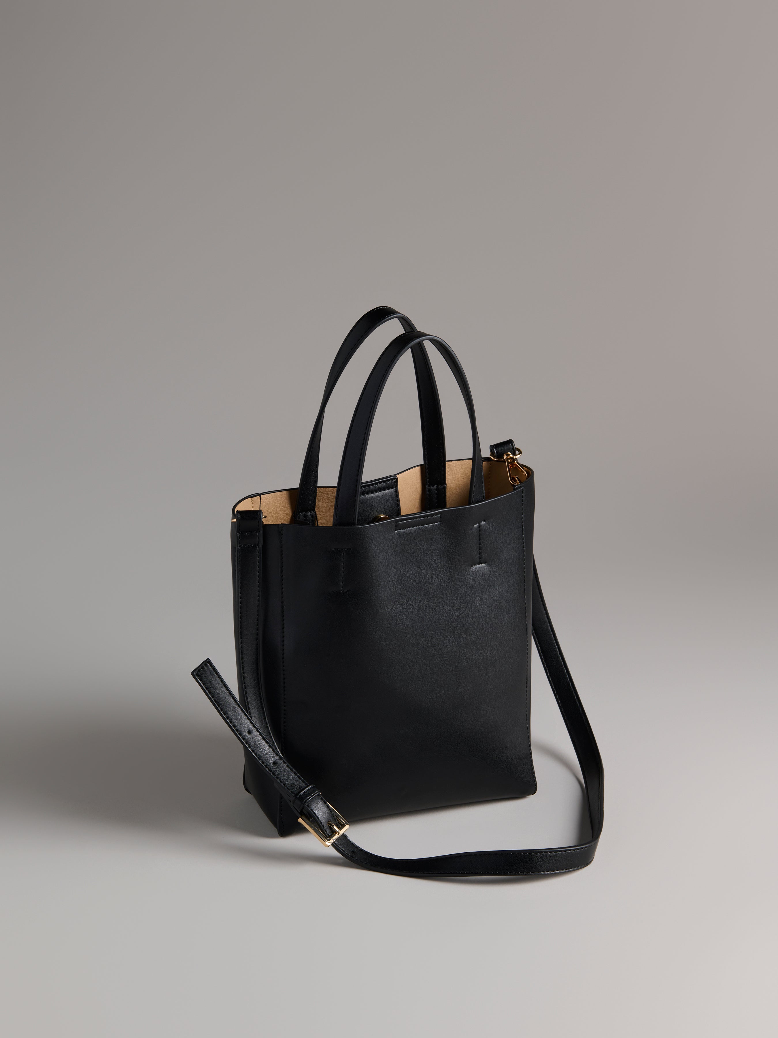 Shiraleah Lauren Mini Tote BLACK