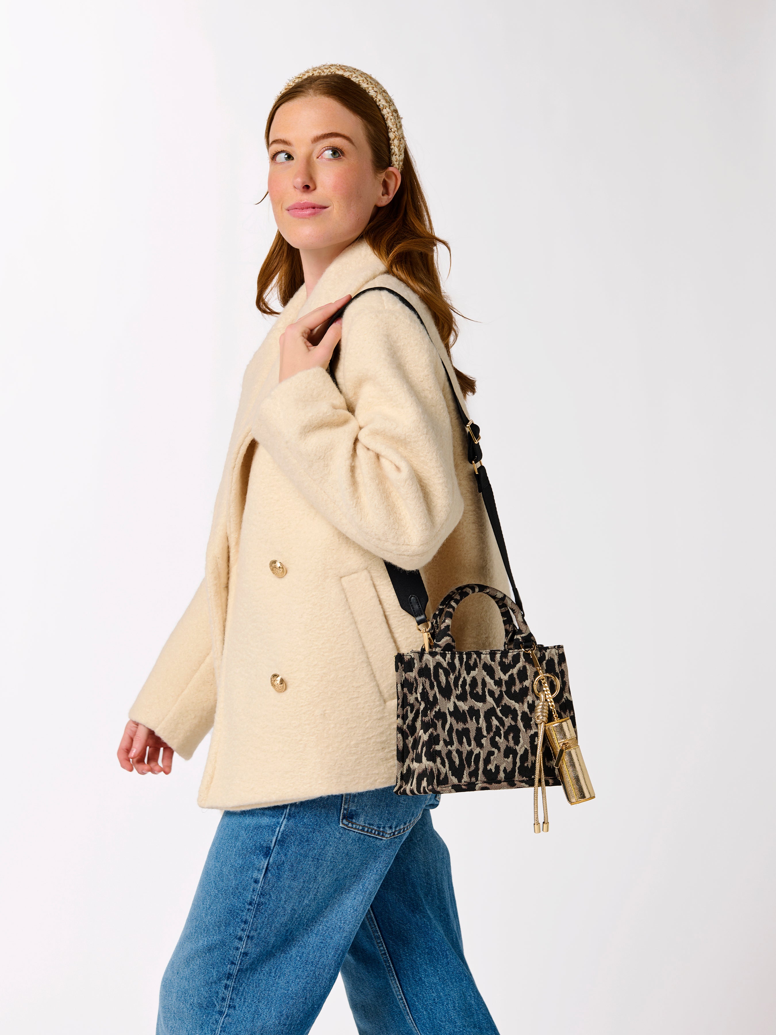 Shiraleah Leo Mini Tote, Leopard