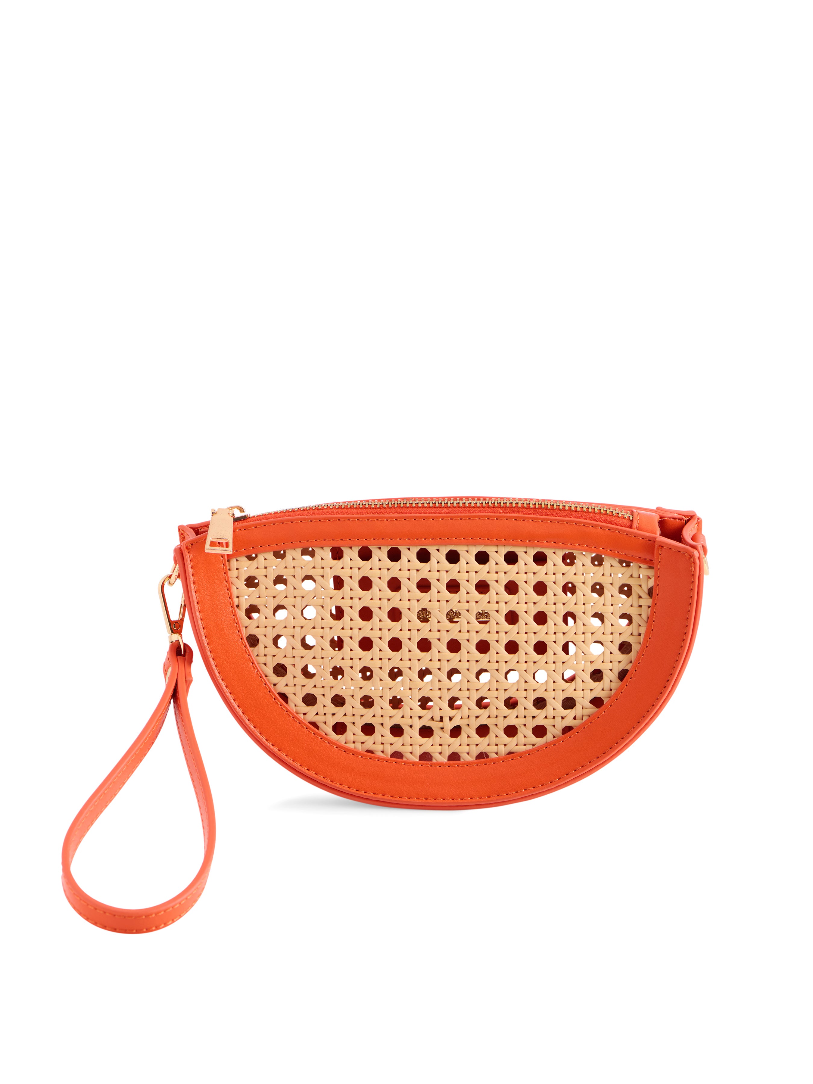 Shiraleah Lyra Crescent Cross-Body/Wristlet ORANGE