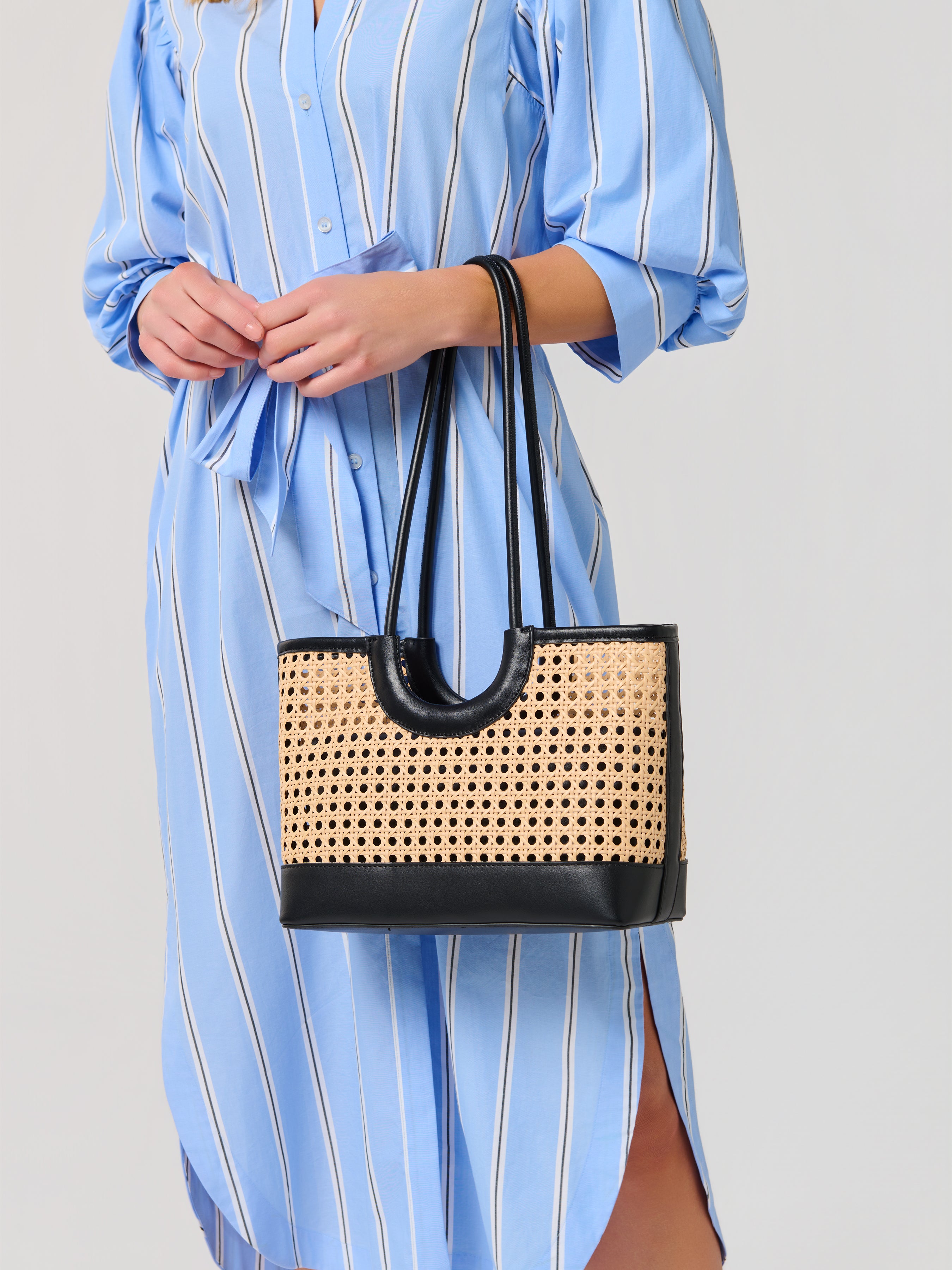 Shiraleah Lyra Mini Tote BLACK