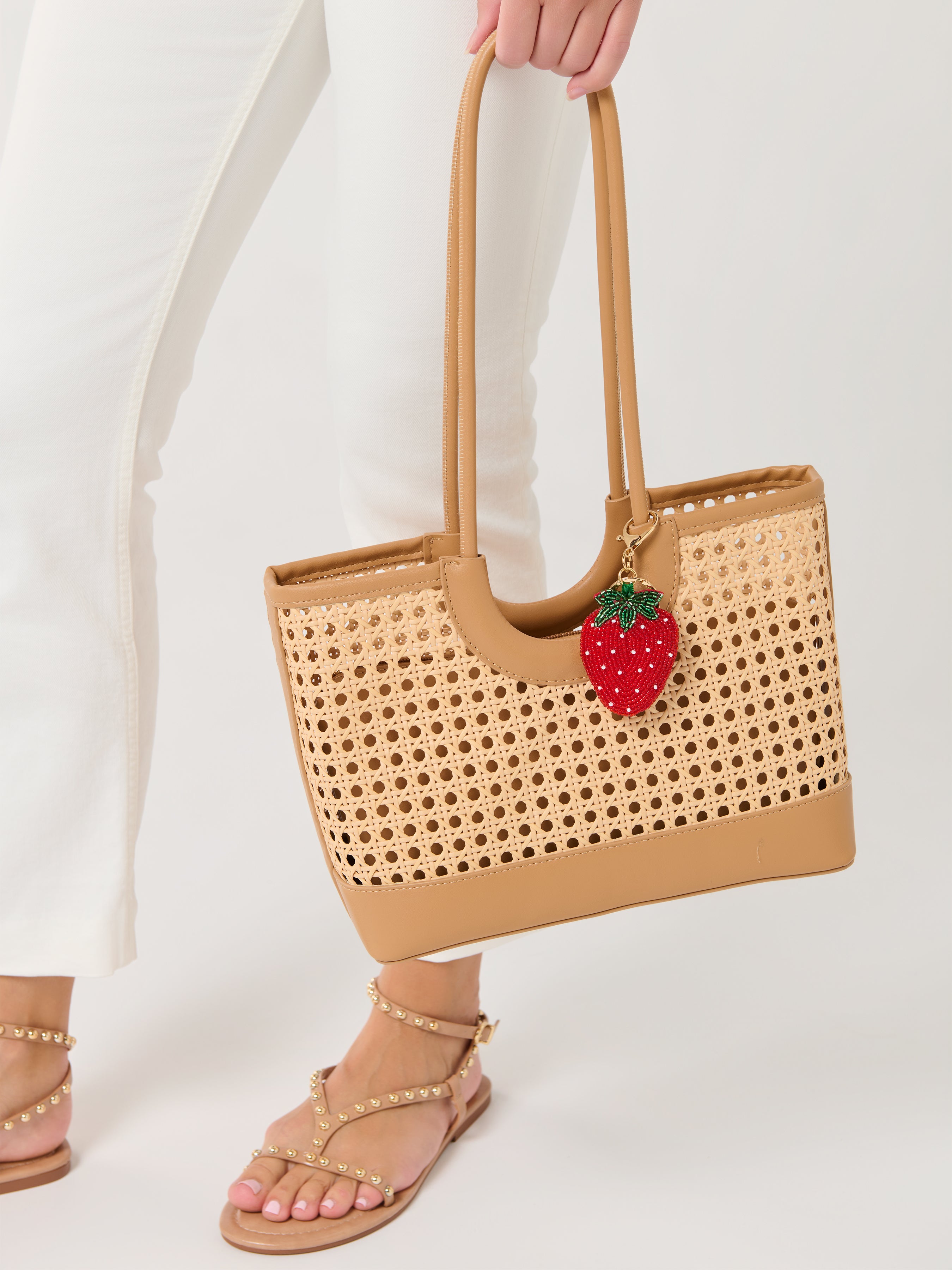 Shiraleah Lyra Mini Tote TAN