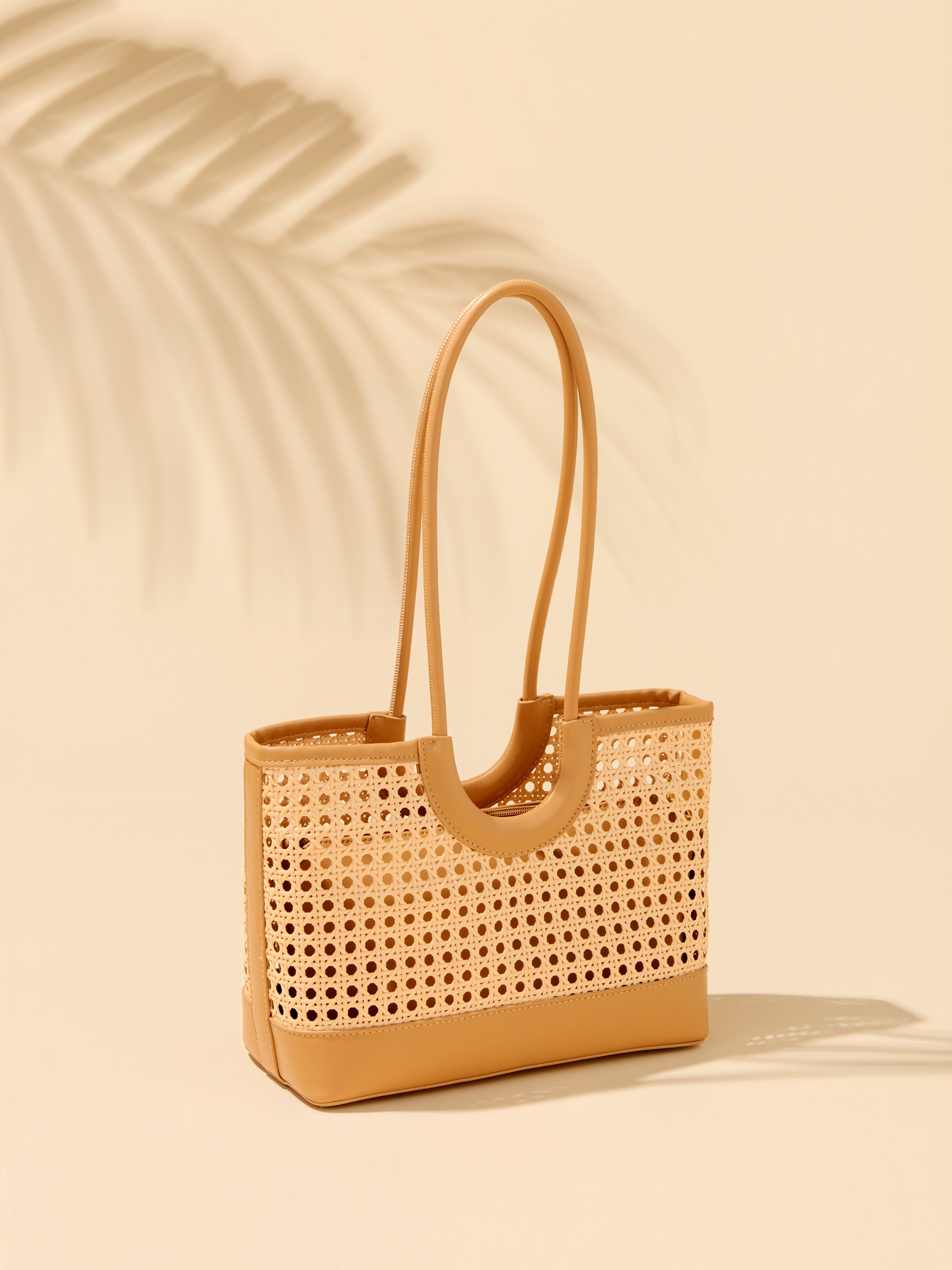 Shiraleah Lyra Mini Tote TAN