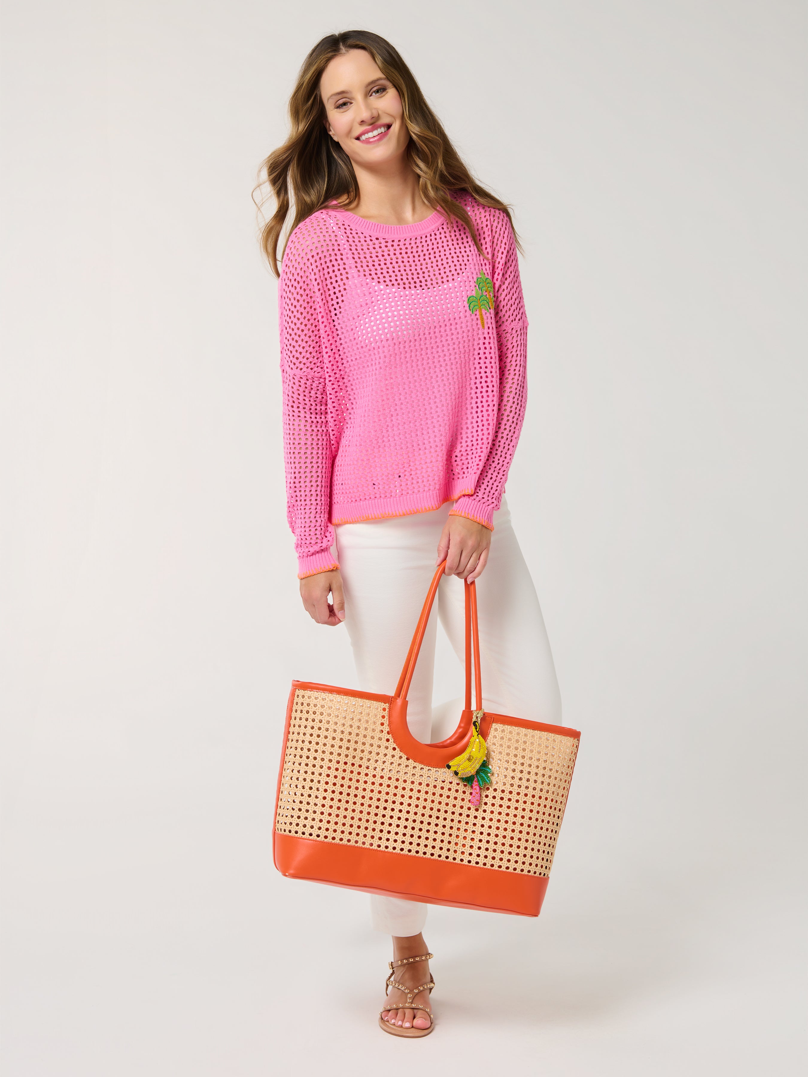 Shiraleah Lyra Tote ORANGE