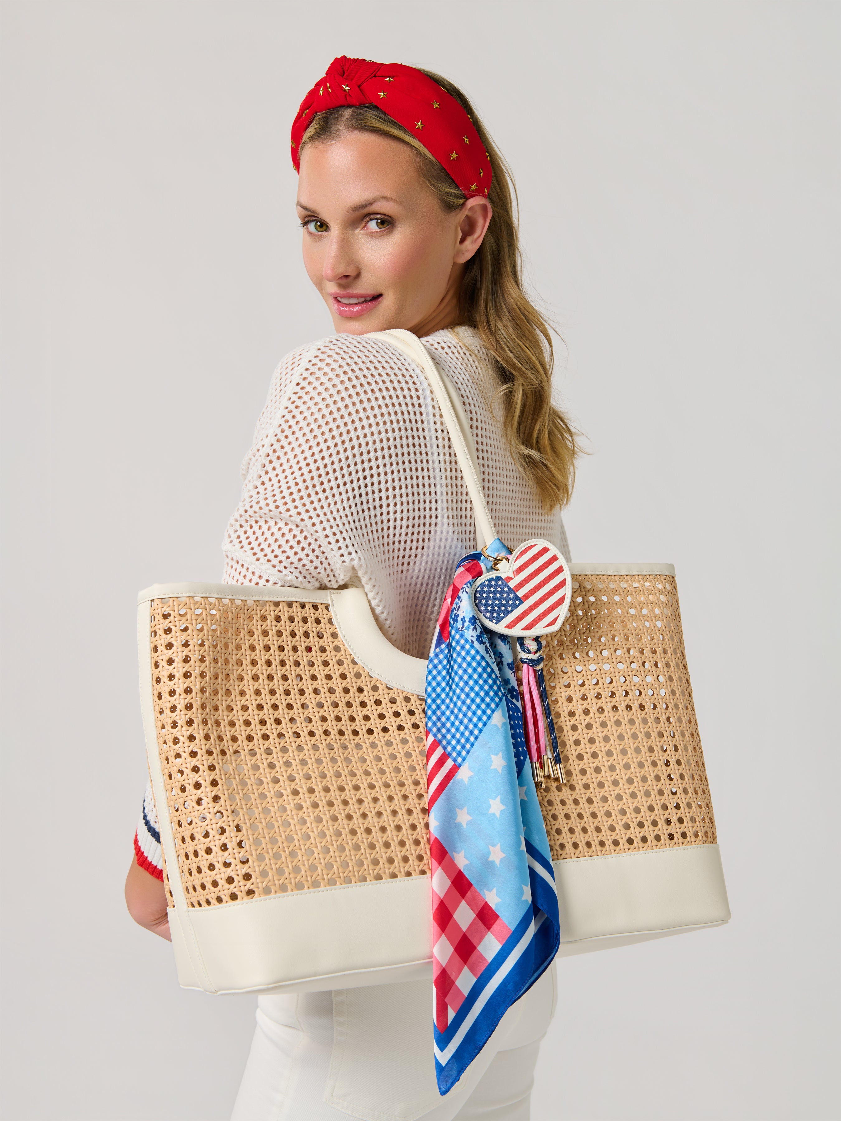 Shiraleah Lyra Tote WHITE