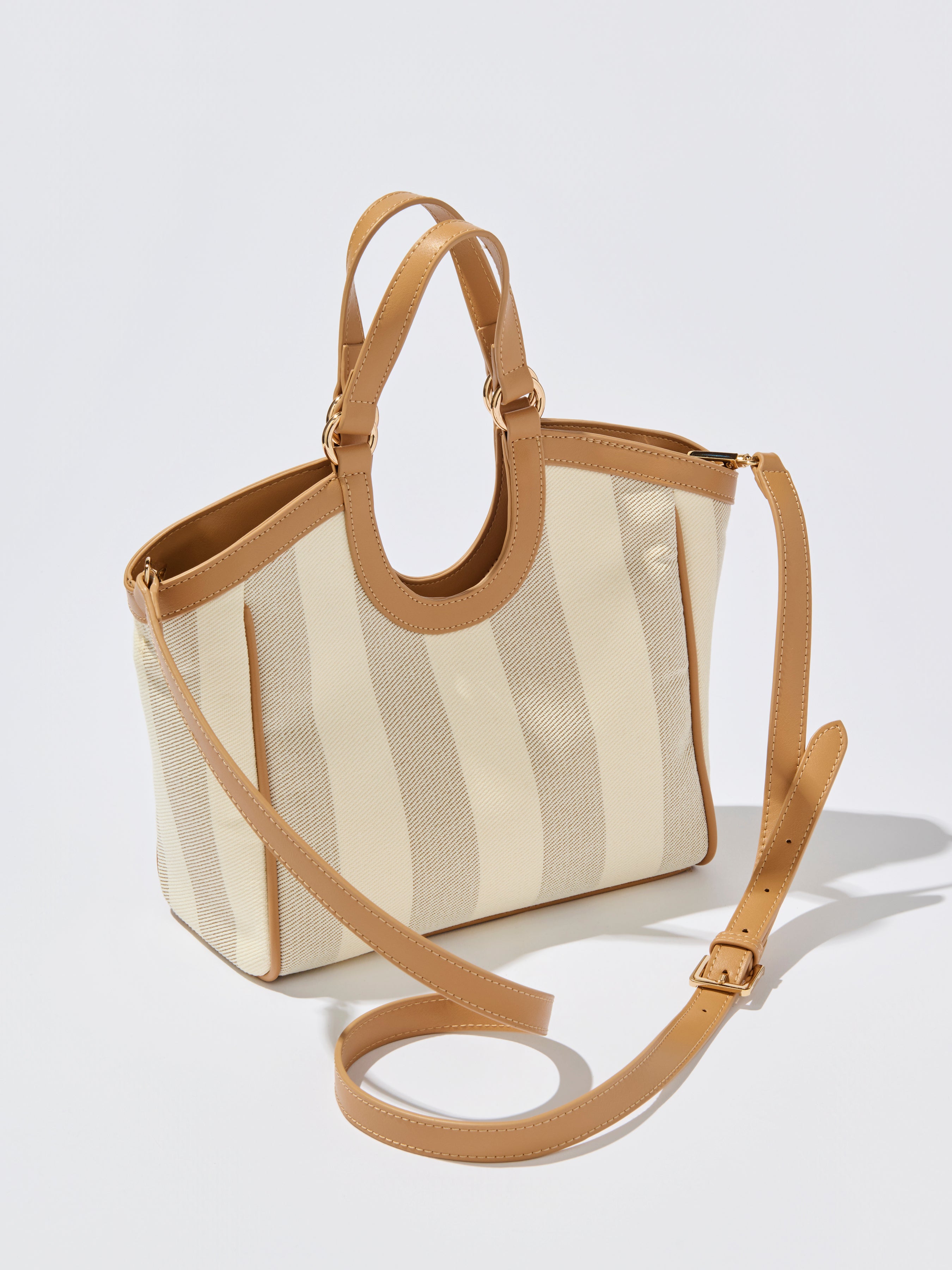 Shiraleah Positano Mini Tote TAN