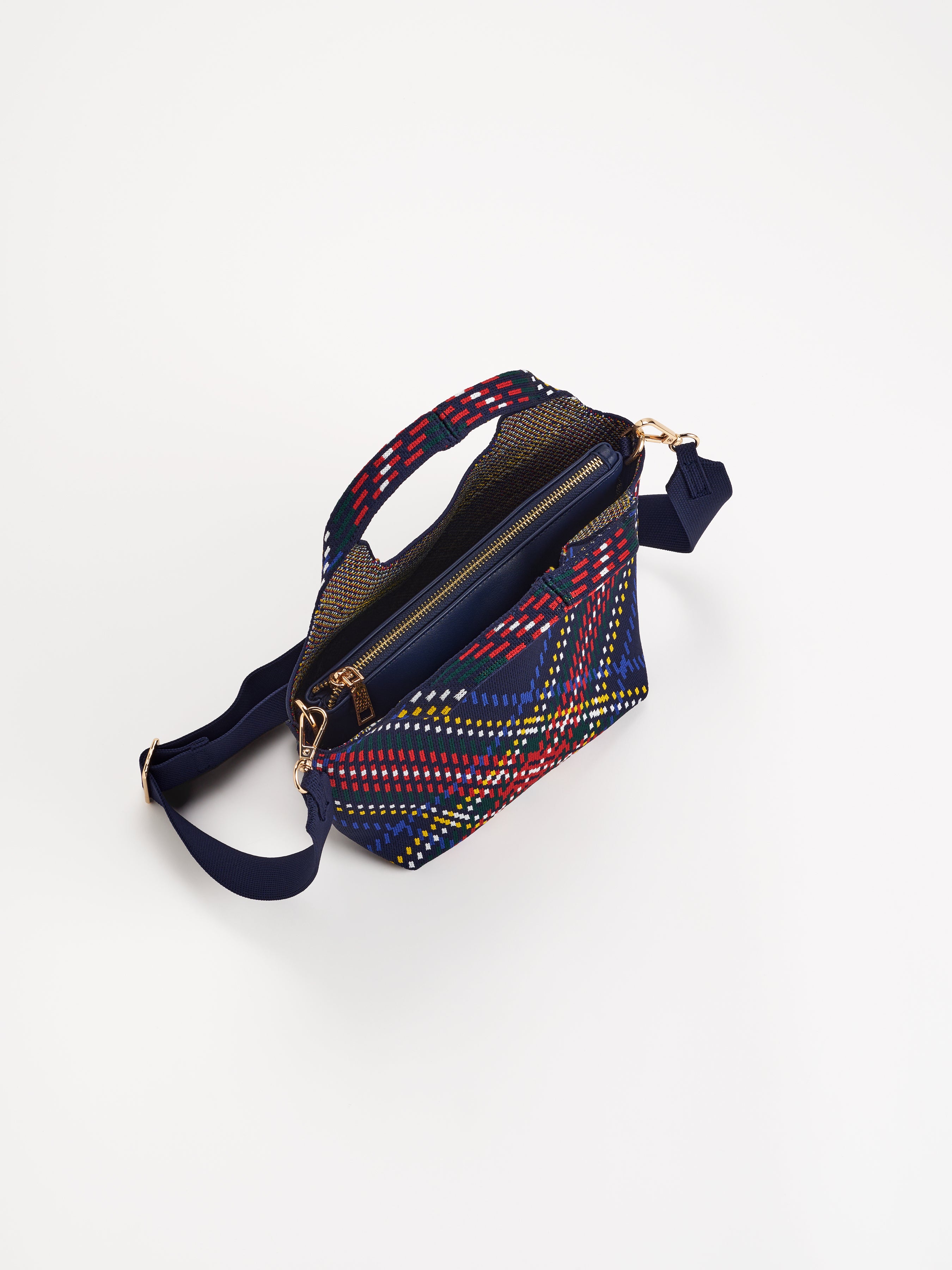 Shiraleah Robbie Plaid Mini Tote BLUE / OS