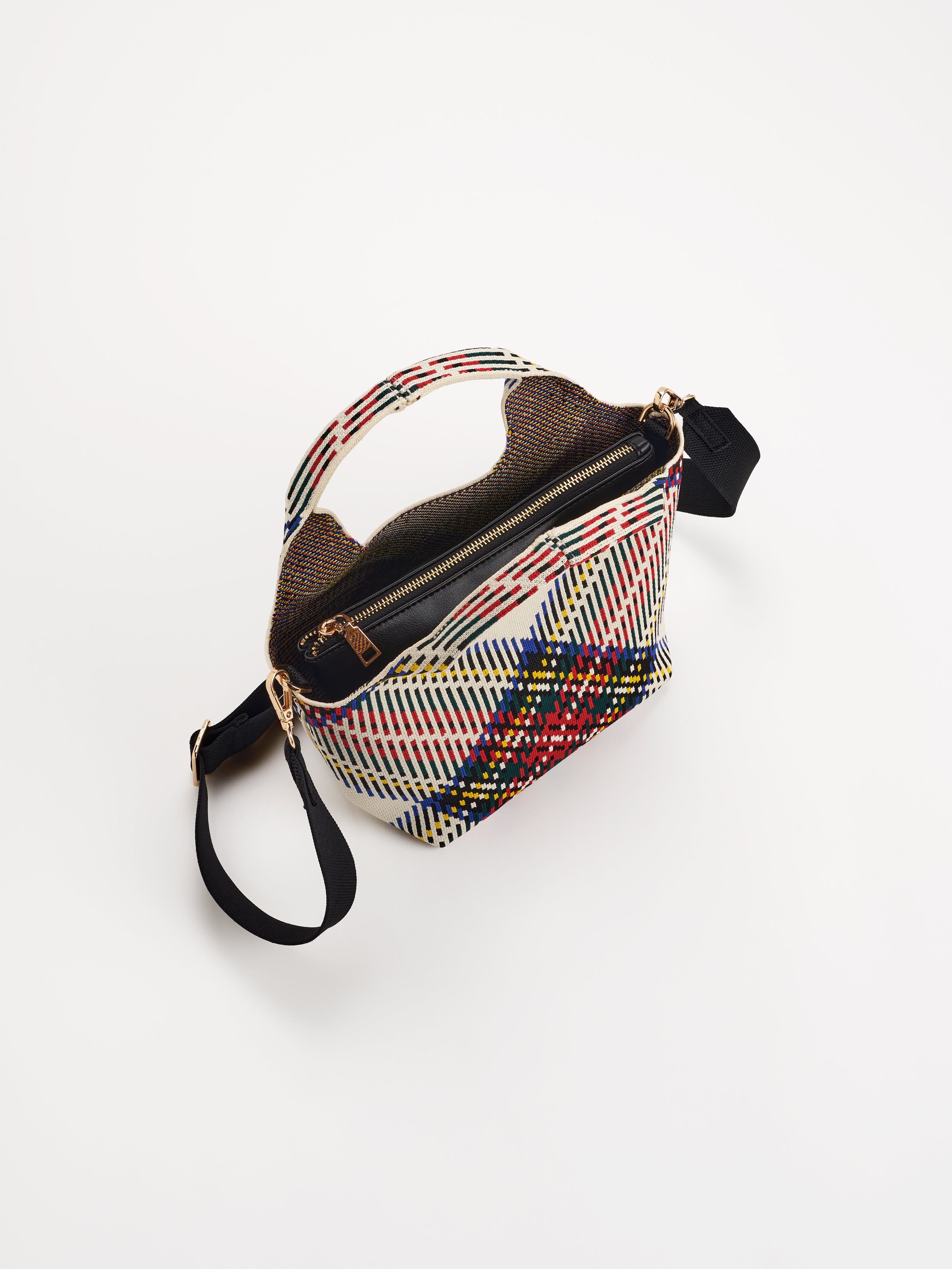 Shiraleah Robbie Plaid Mini Tote IVORY / OS