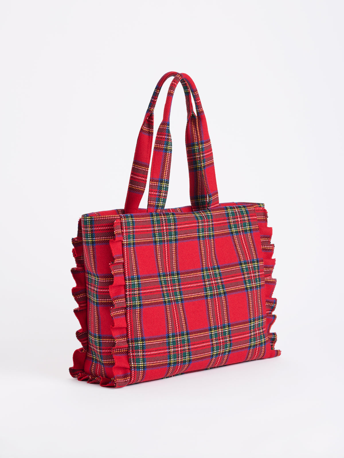 Shiraleah Scottie Ruffle Tote RED / OS
