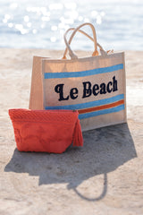 Shiraleah "Le Beach" Beach Bag, Natural