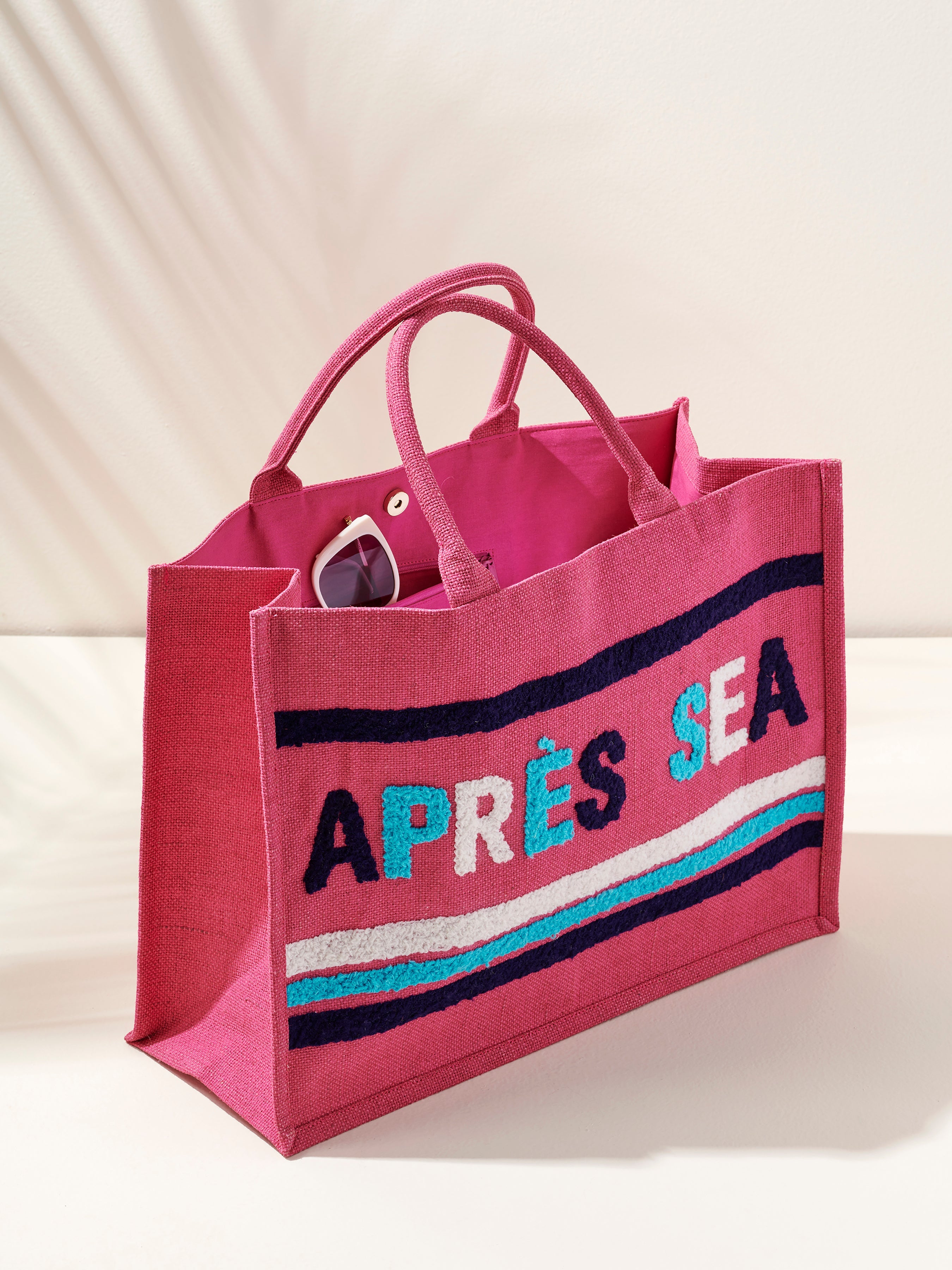 Shiraleah "Après Sea" Beach Bag, Pink