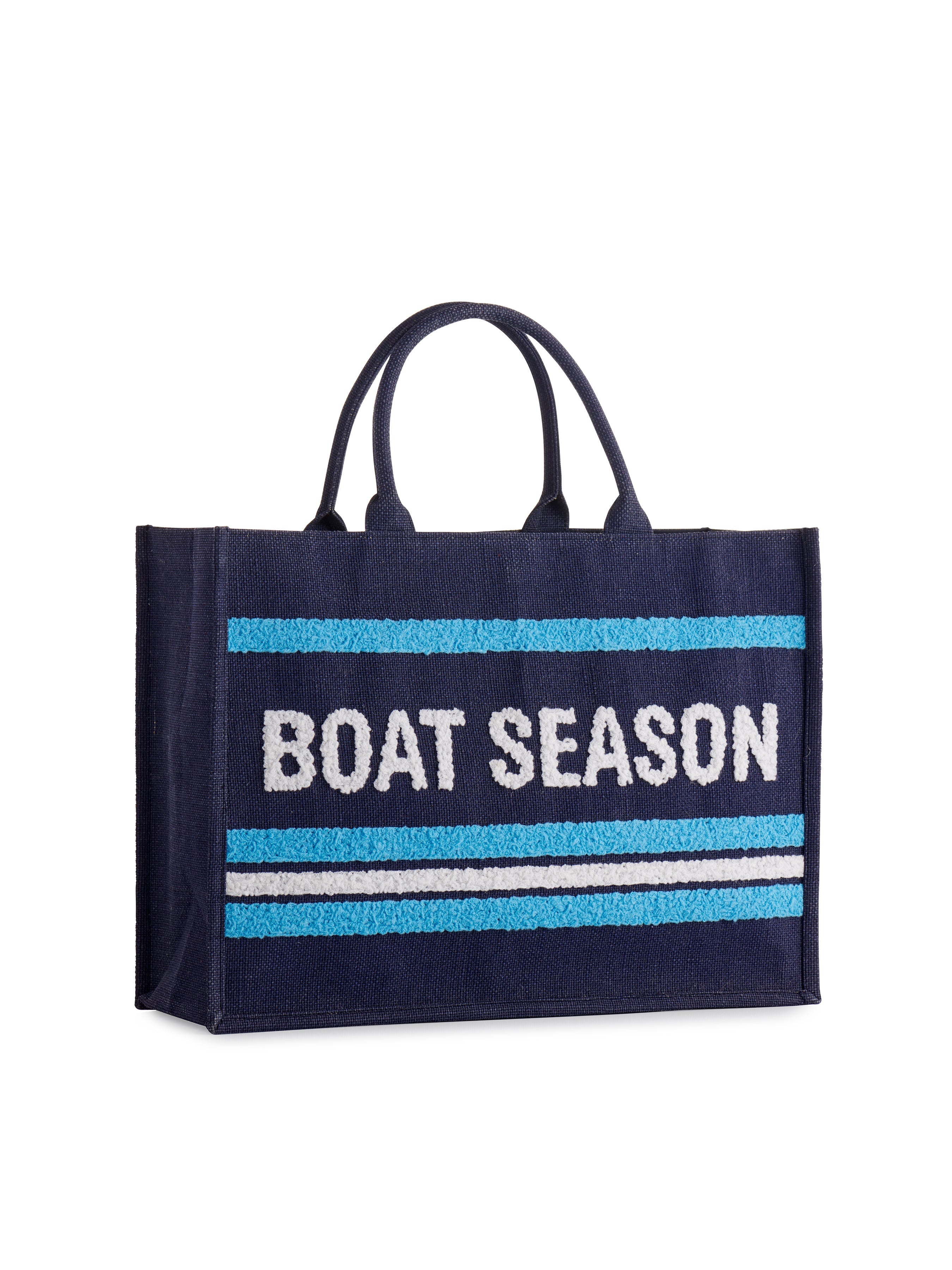 Shiraleah "Boat Season" Beach Bag, Navy