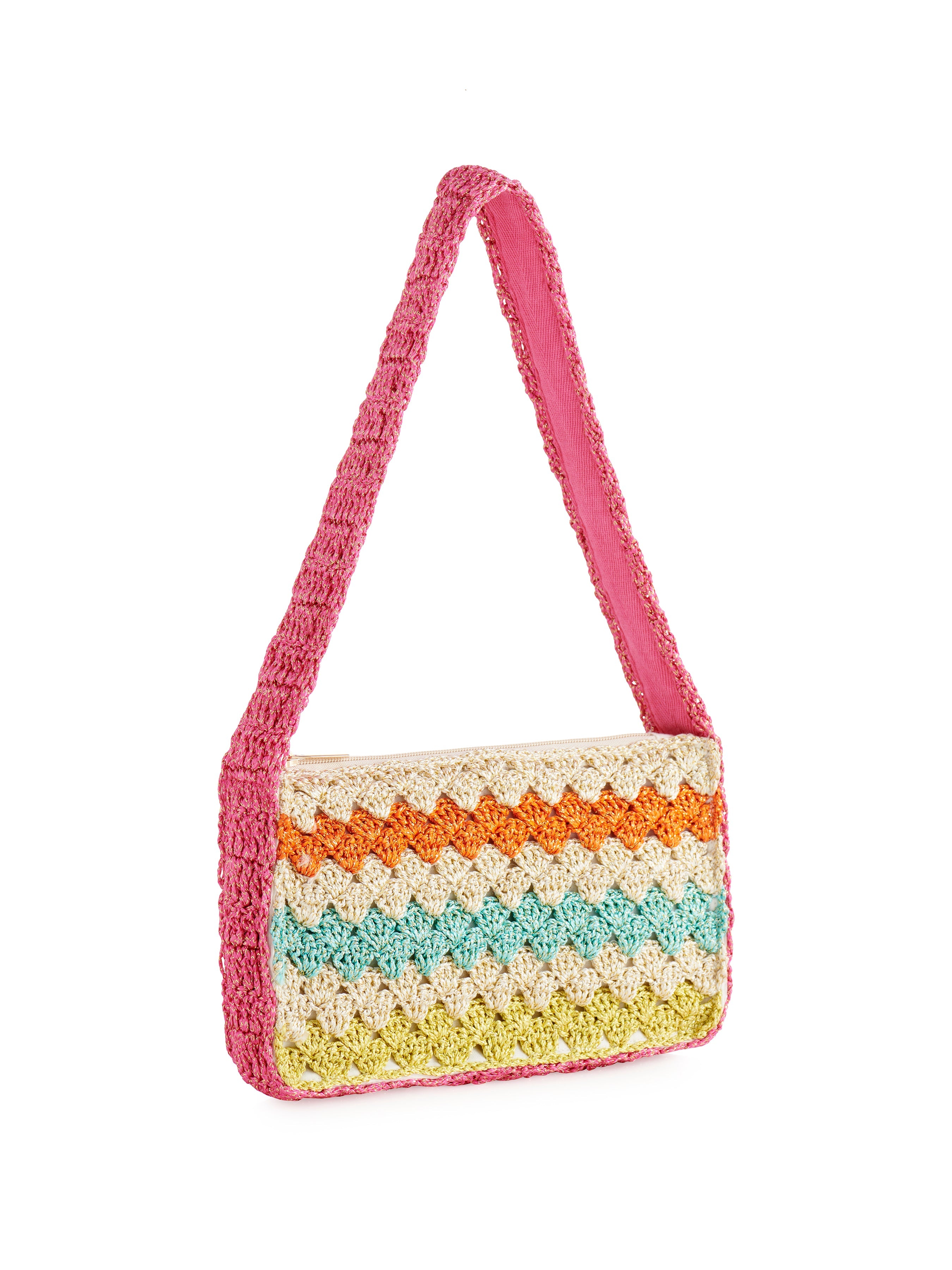 Shiraleah Luna Crochet Shoulder Bag MULTI