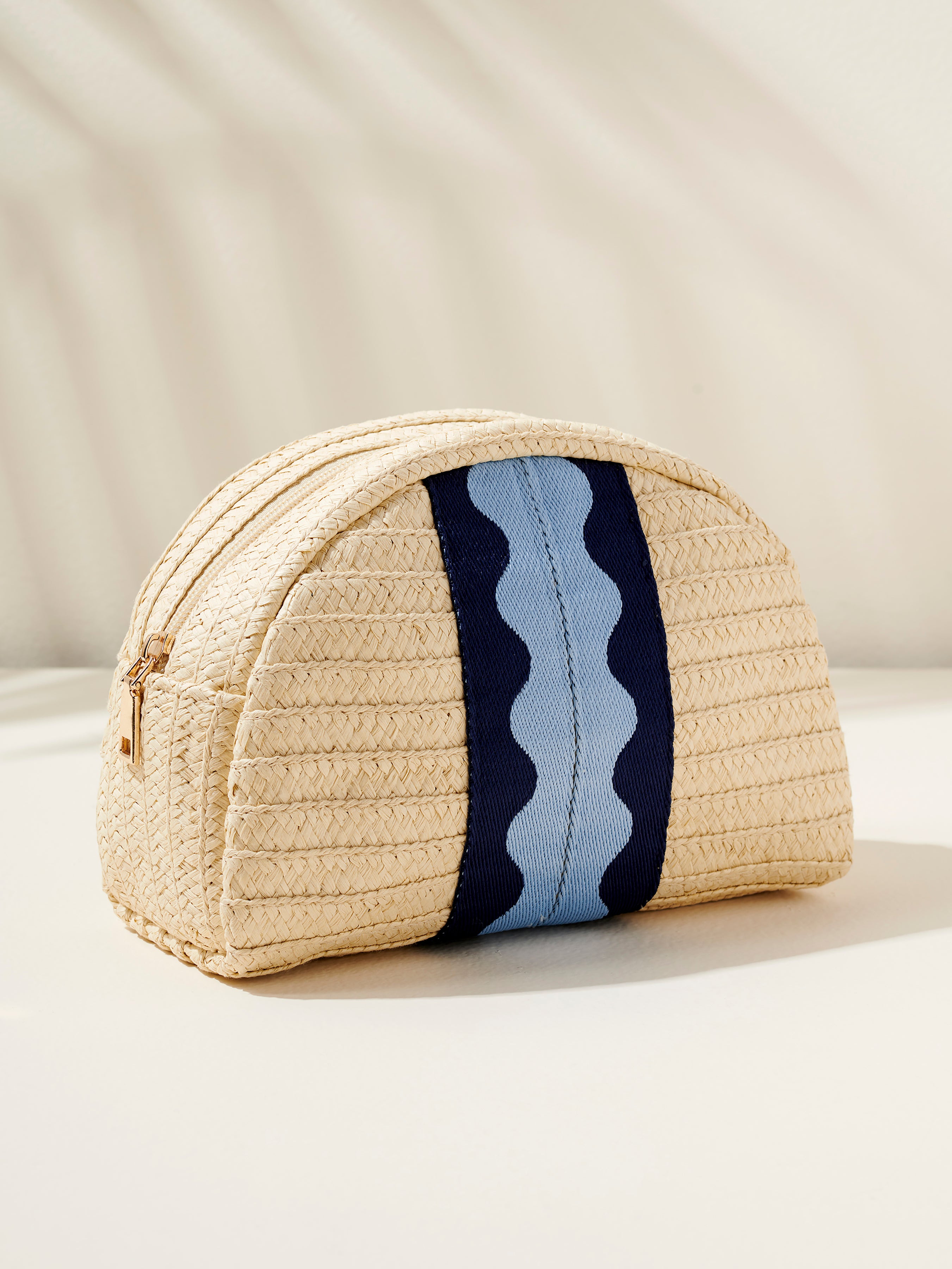 Shiraleah Marbella Zip Pouch BLUE