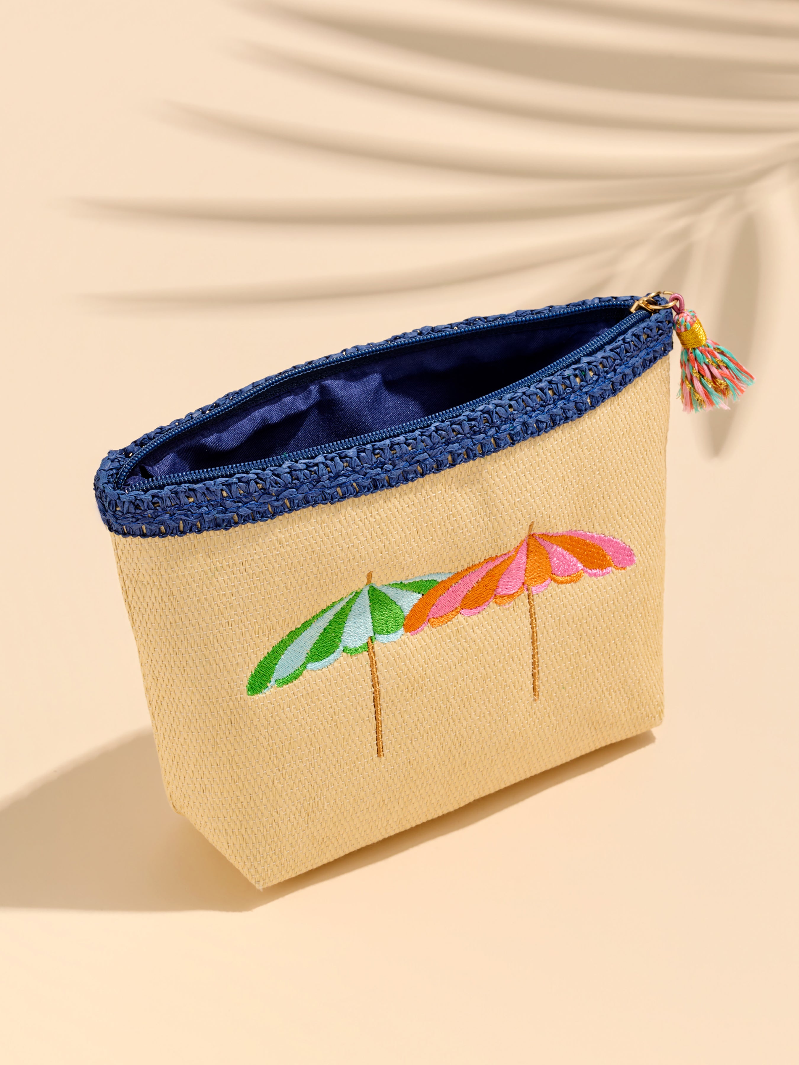 Shiraleah Capri Zip Pouch NATURAL