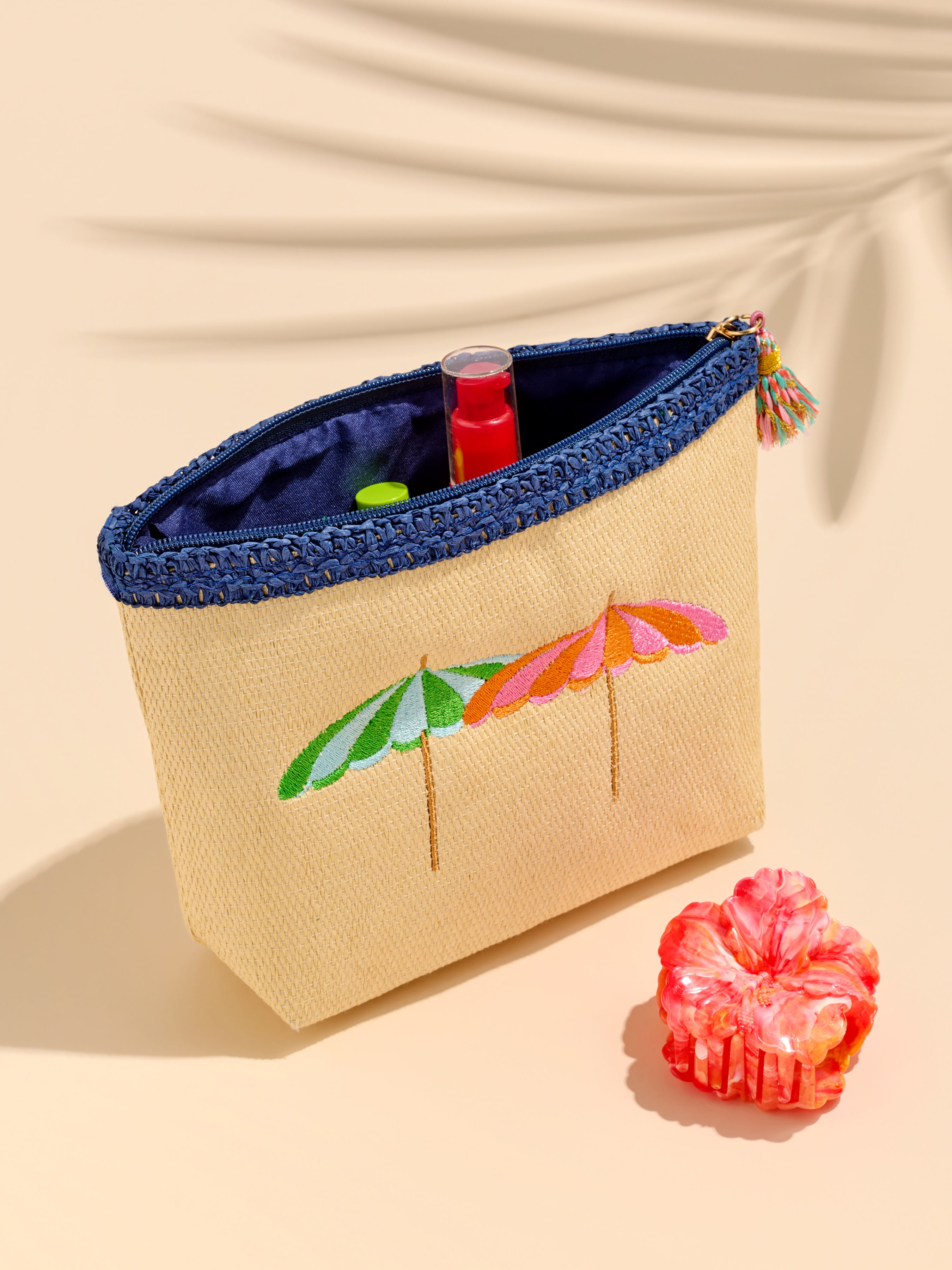 Shiraleah Capri Zip Pouch NATURAL