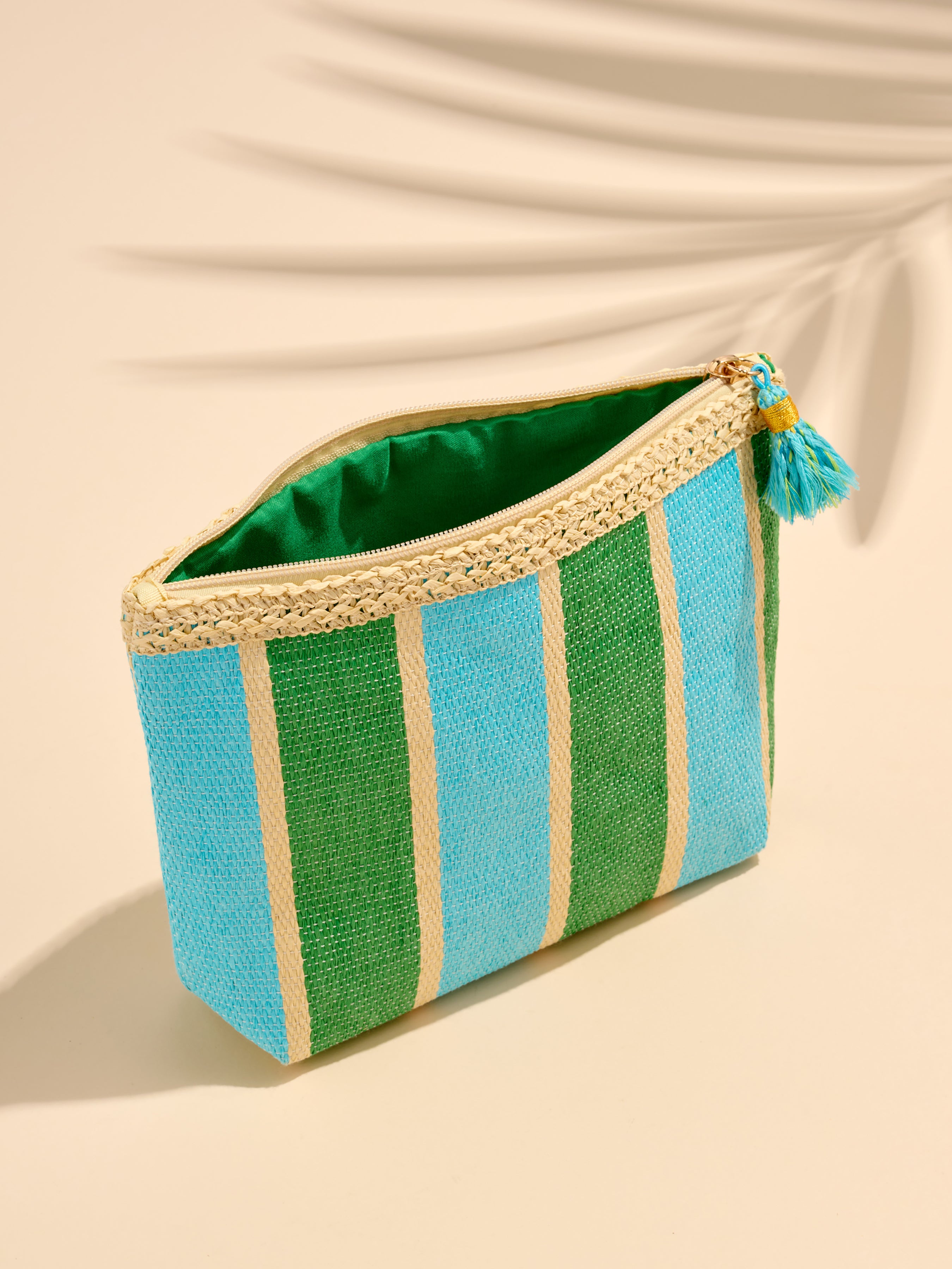 Shiraleah Capri Zip Pouch TURQUOISE