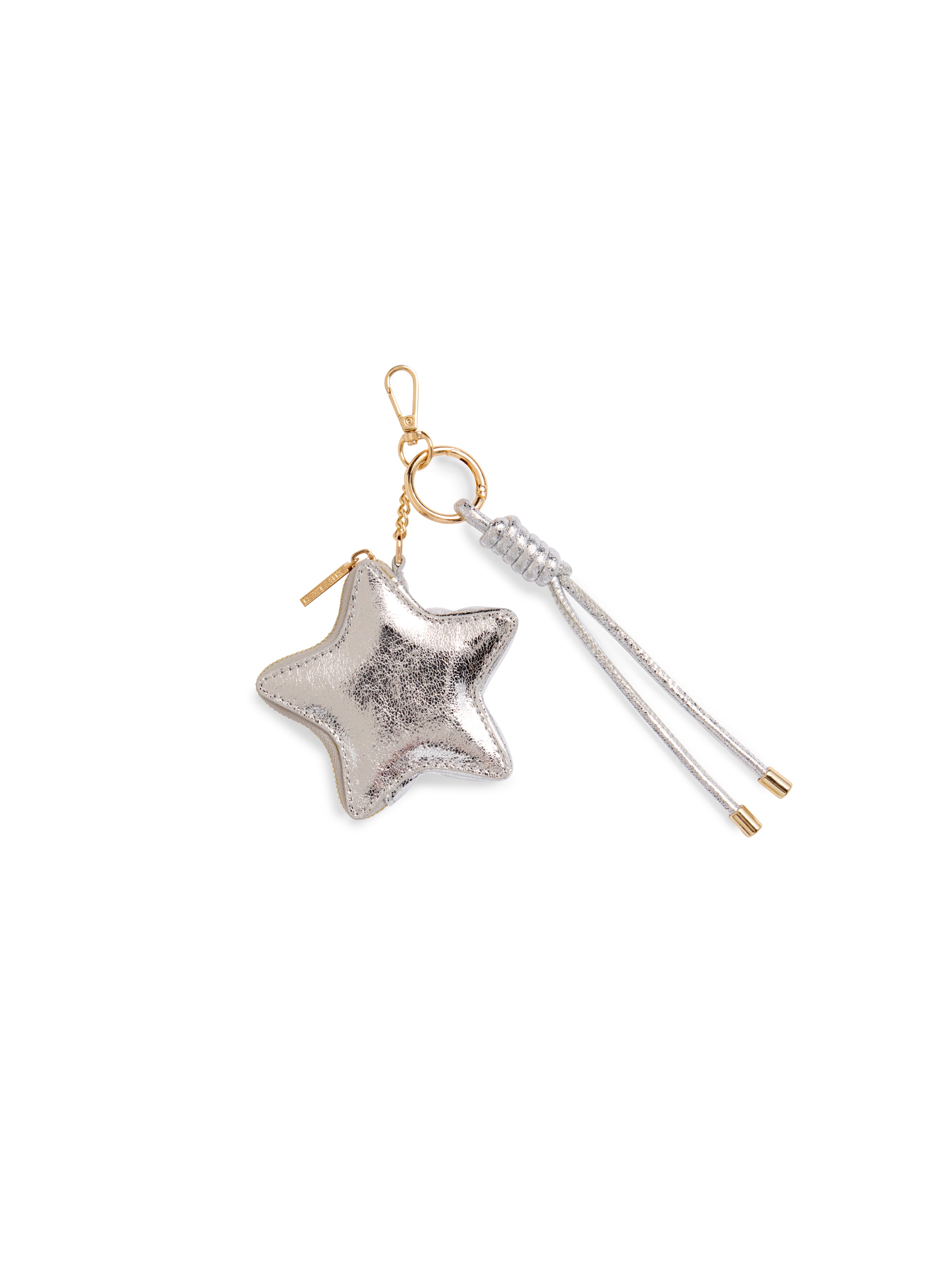 Shiraleah Star Pouch Bag Charm/Key Ring SILVER