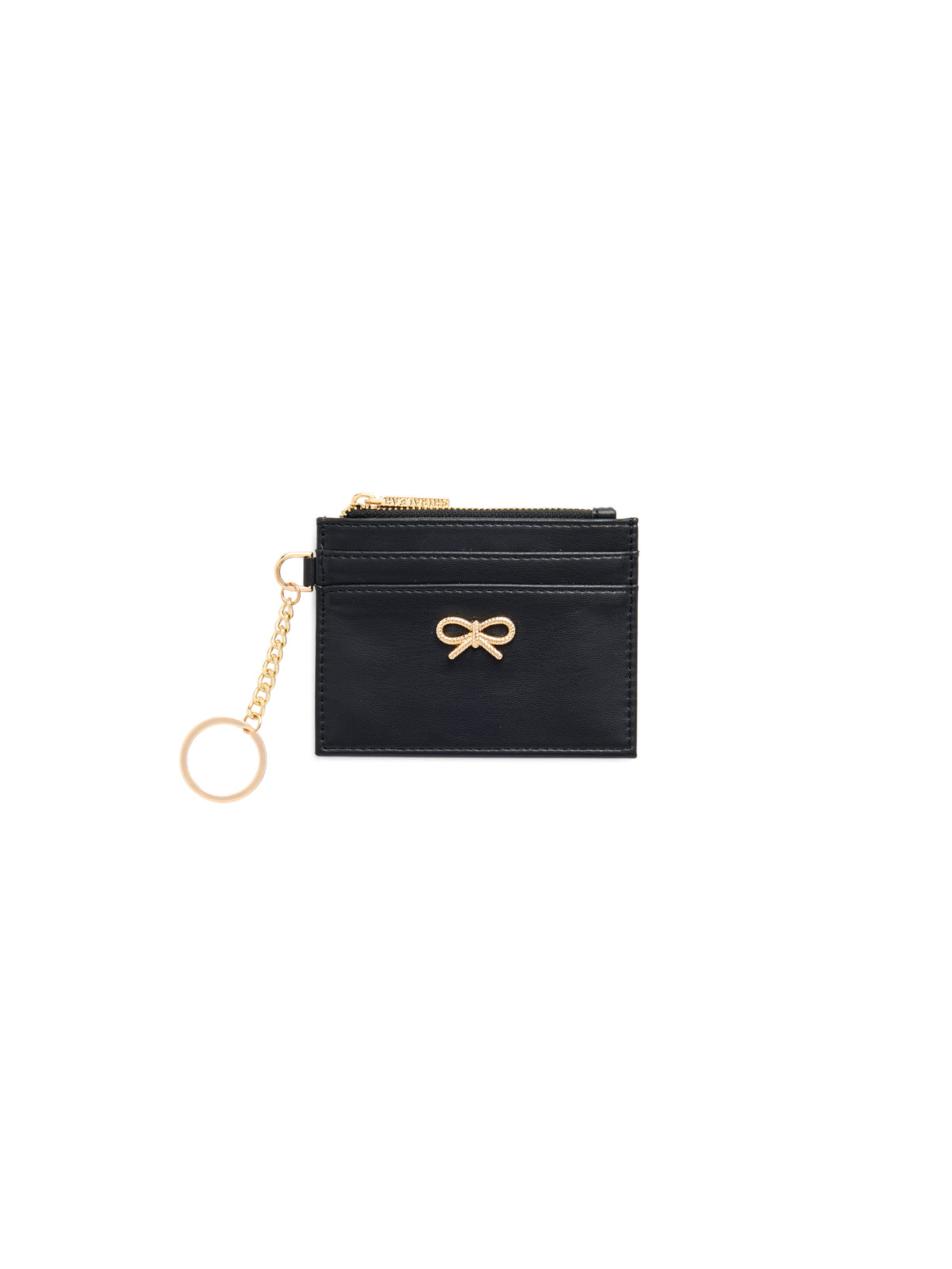 Shiraleah Bow Card Case/Key Ring BLACK / OS