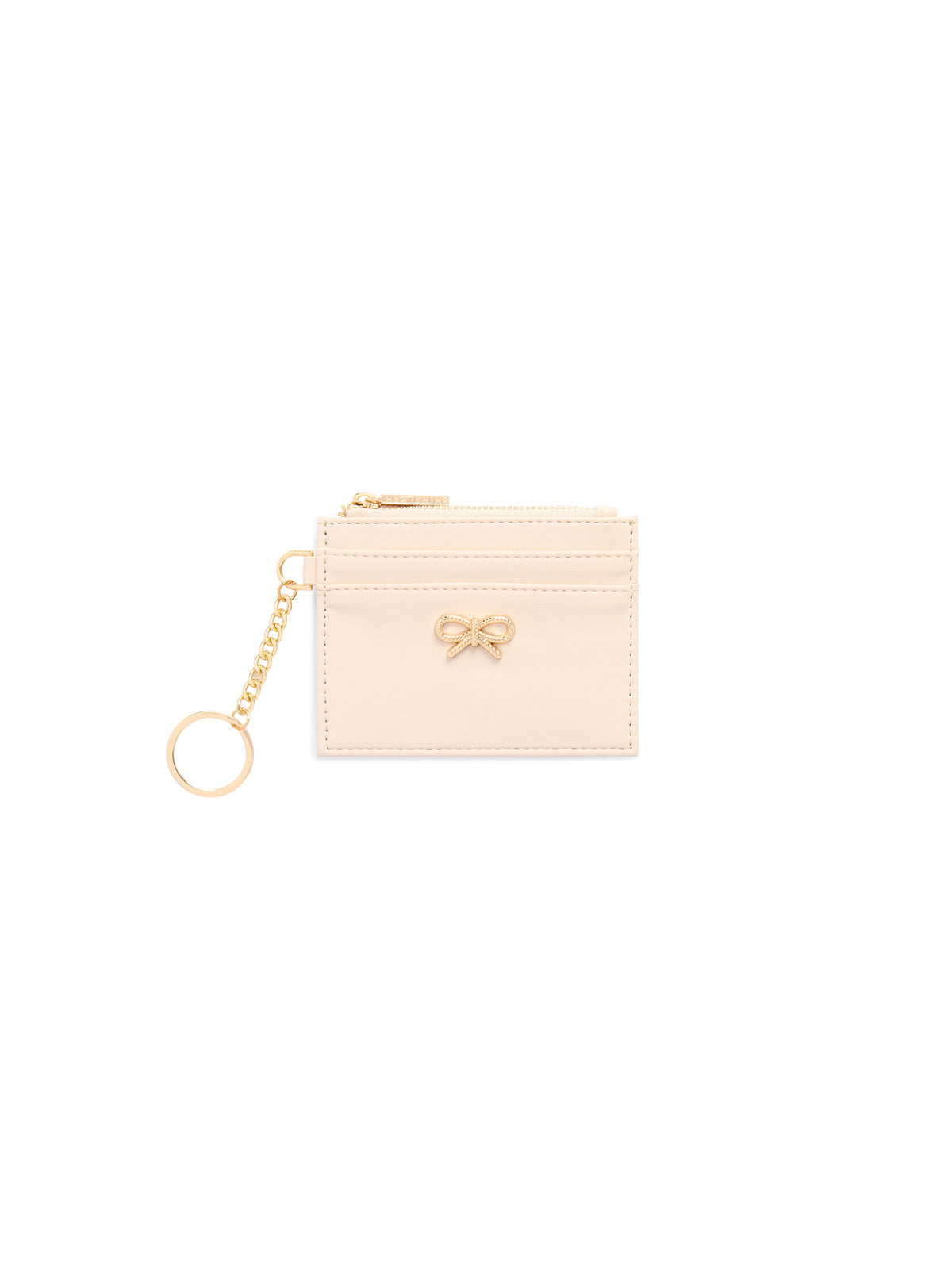 Shiraleah Bow Card Case/Key Ring IVORY / OS