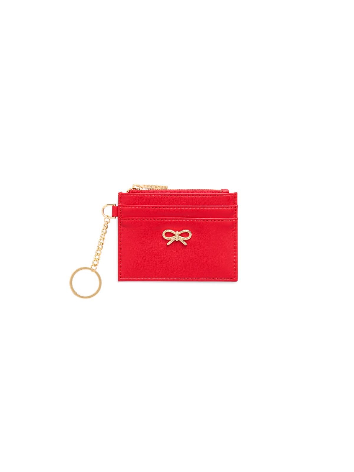 Shiraleah Bow Card Case/Key Ring RED / OS