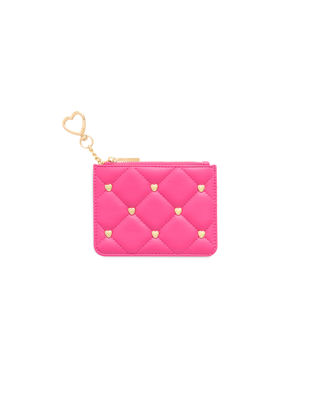 Shiraleah Hearts Card Case PINK / OS