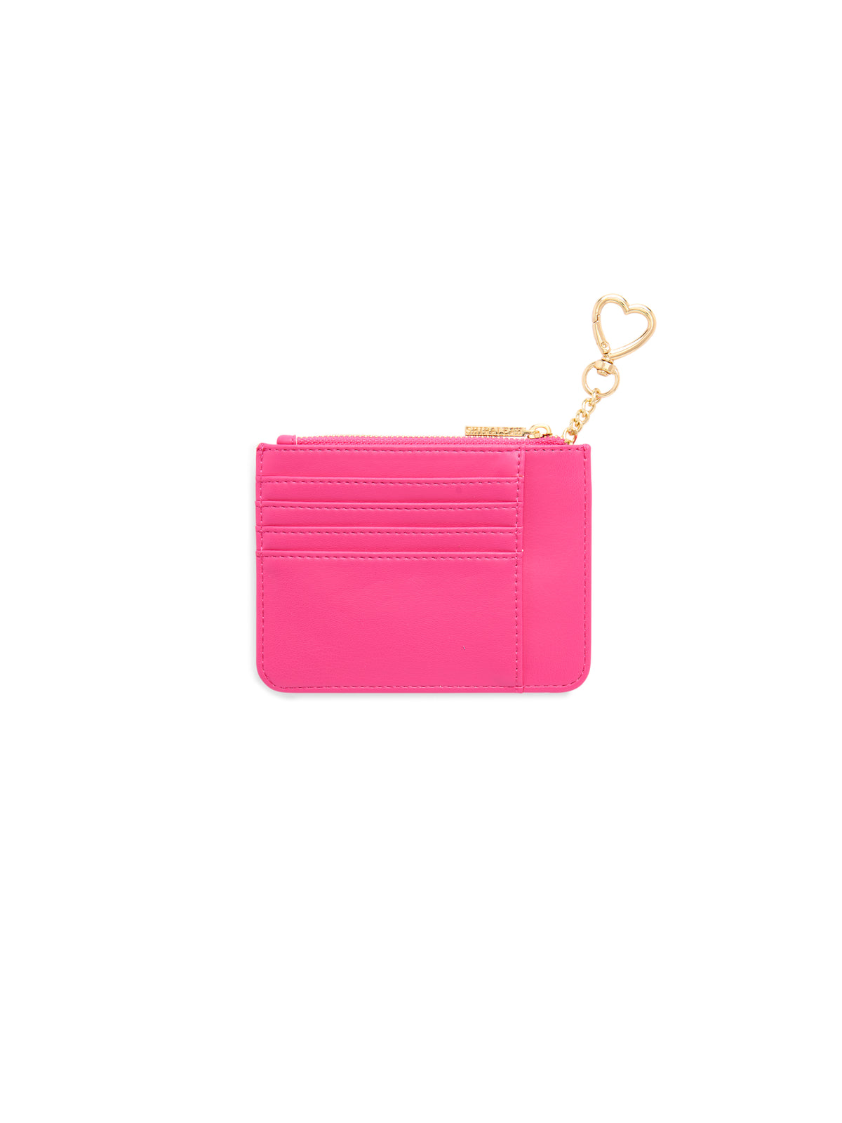 Shiraleah Hearts Card Case PINK / OS