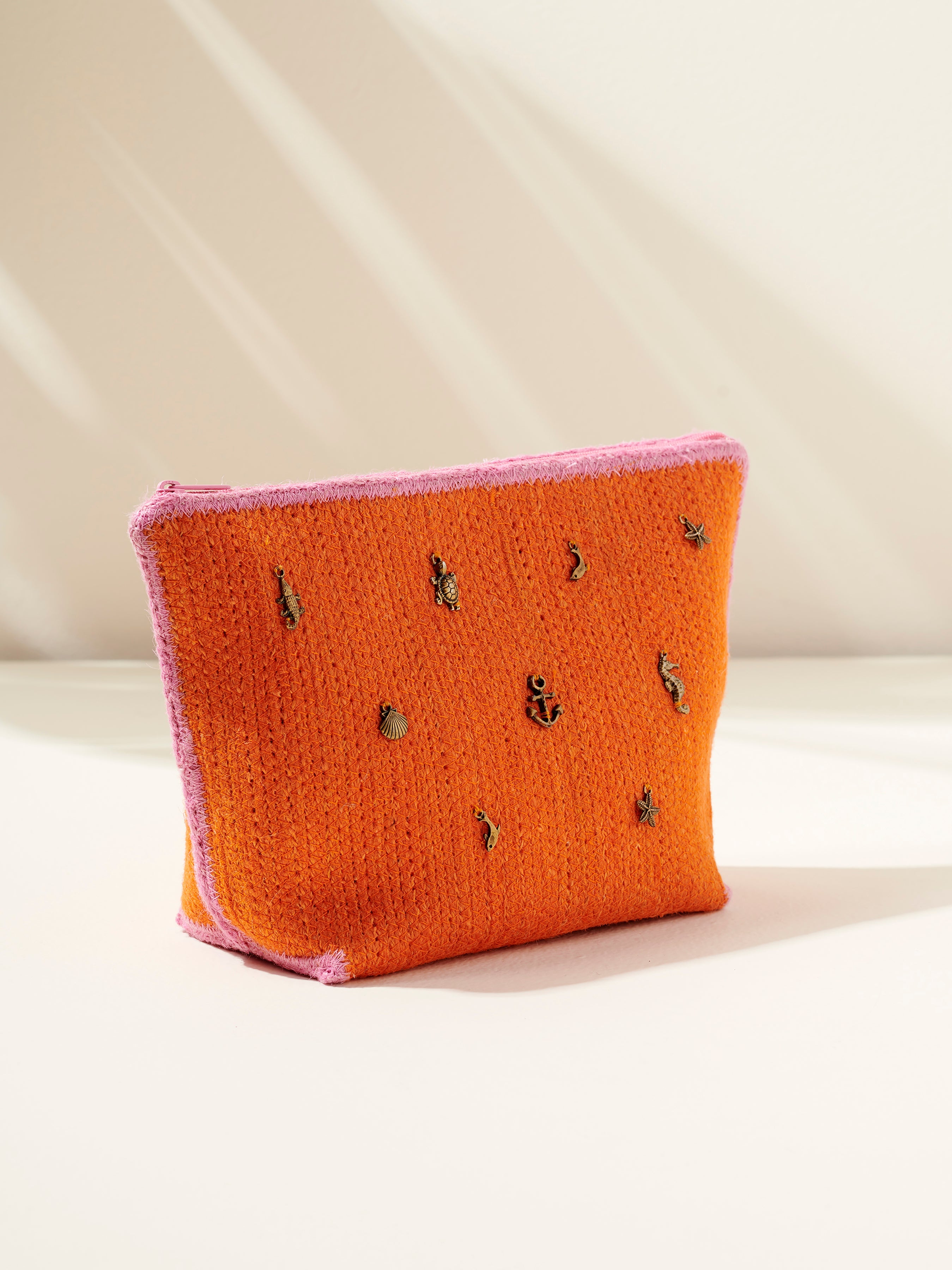 Shiraleah Cici Zip Pouch, Orange