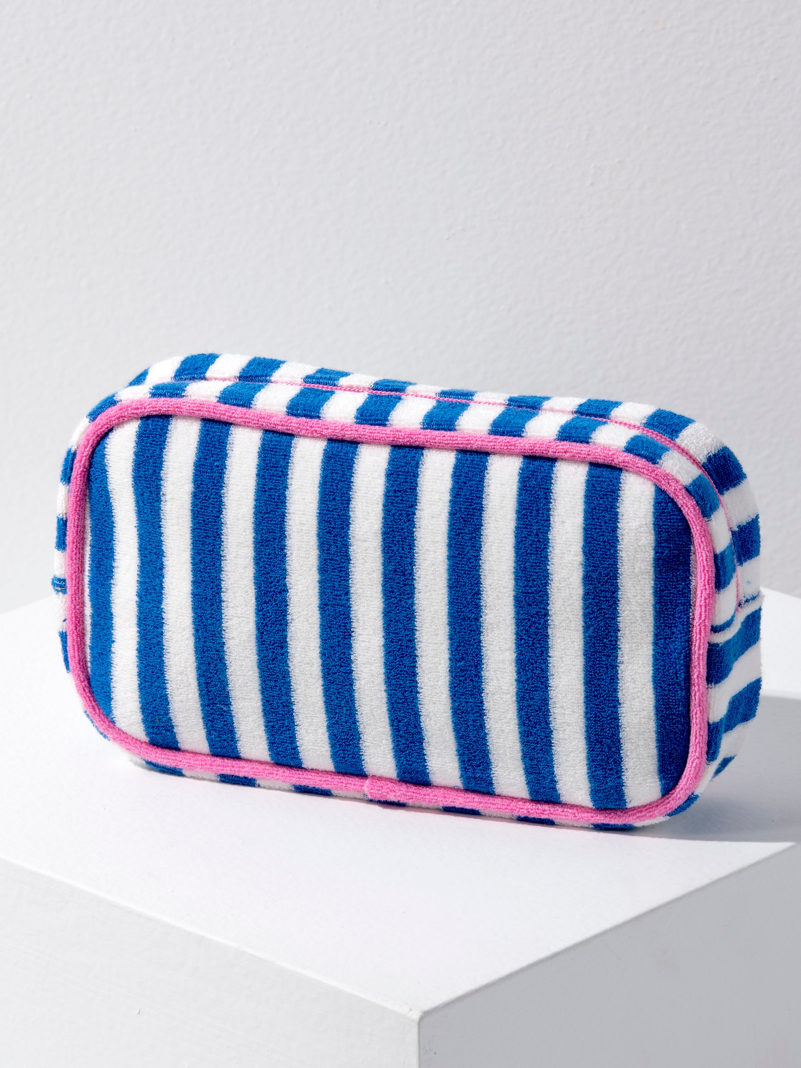 Shiraleah Cabana Stripe Small Zip Pouch BLUE