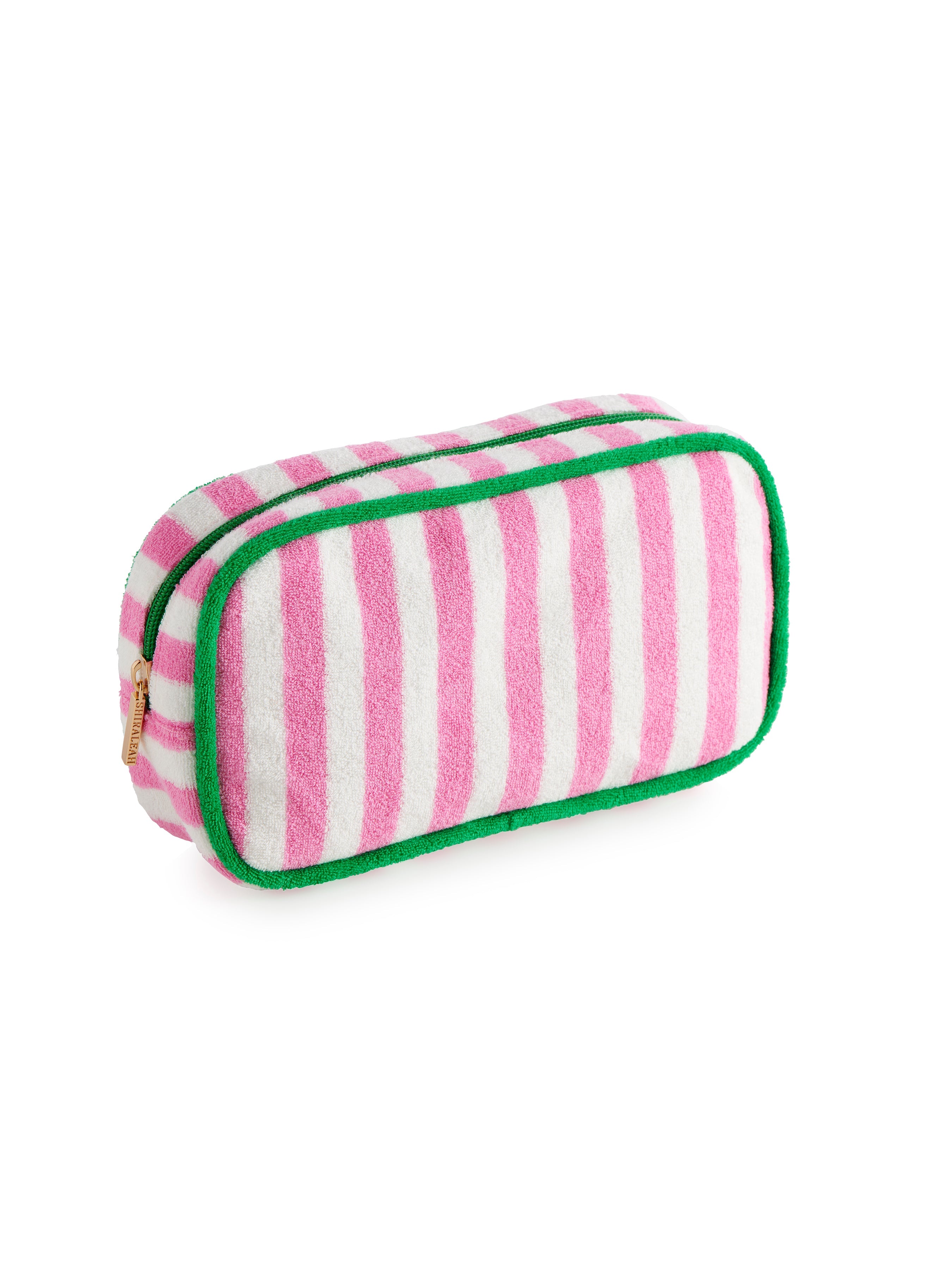 Shiraleah Cabana Stripe Small Zip Pouch PINK