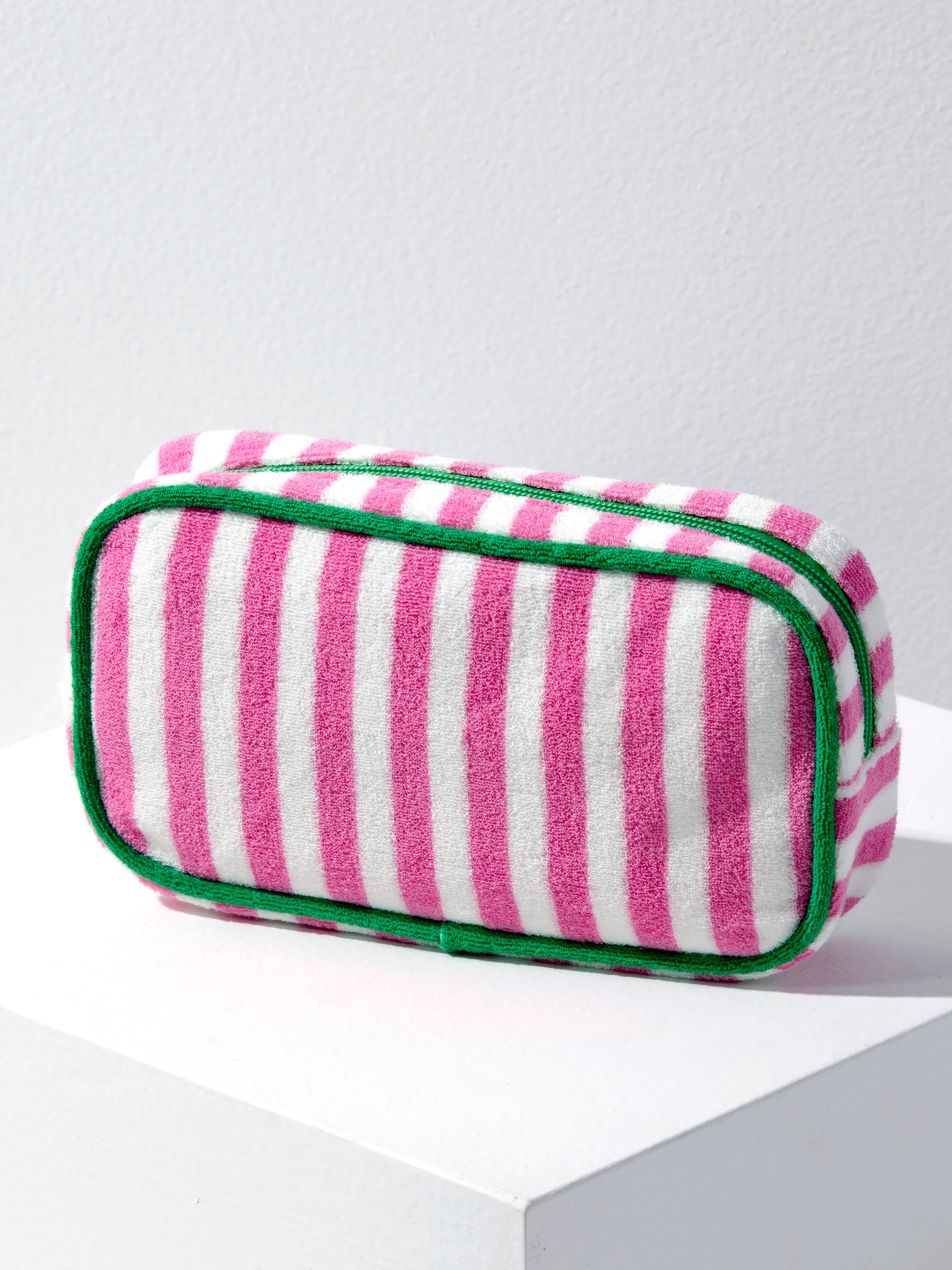 Shiraleah Cabana Stripe Small Zip Pouch PINK