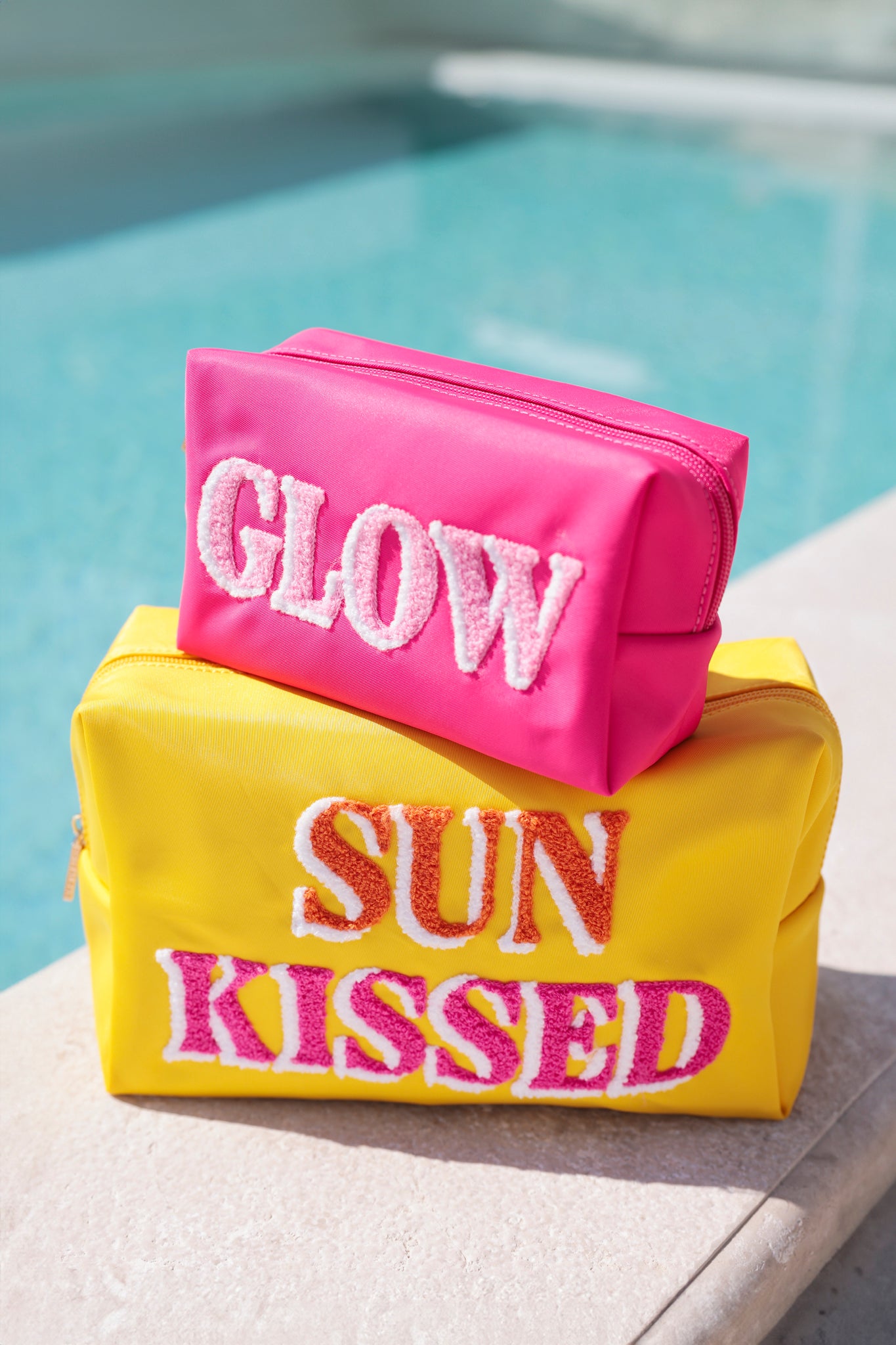 Shiraleah Joy "Sun Kissed" Zip Pouch, Yellow