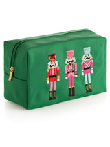 Shiraleah Cara Nutcracker Zip Pouch, Green