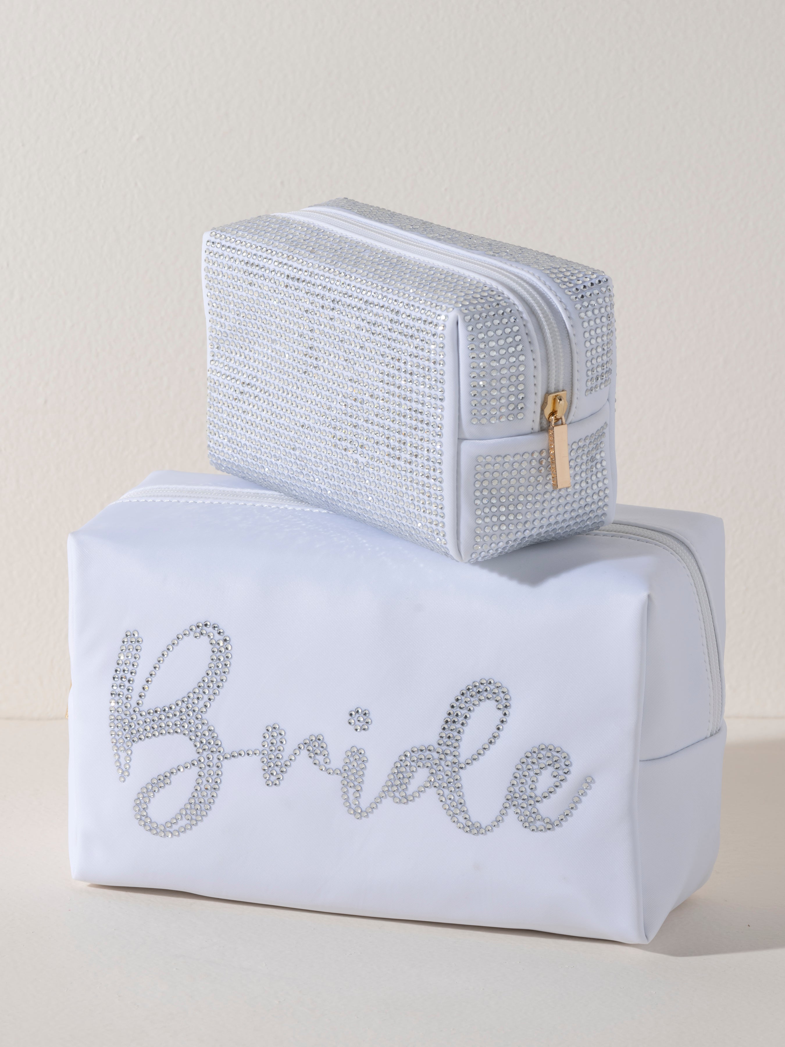 Shiraleah "Bride" Zip Pouch, White